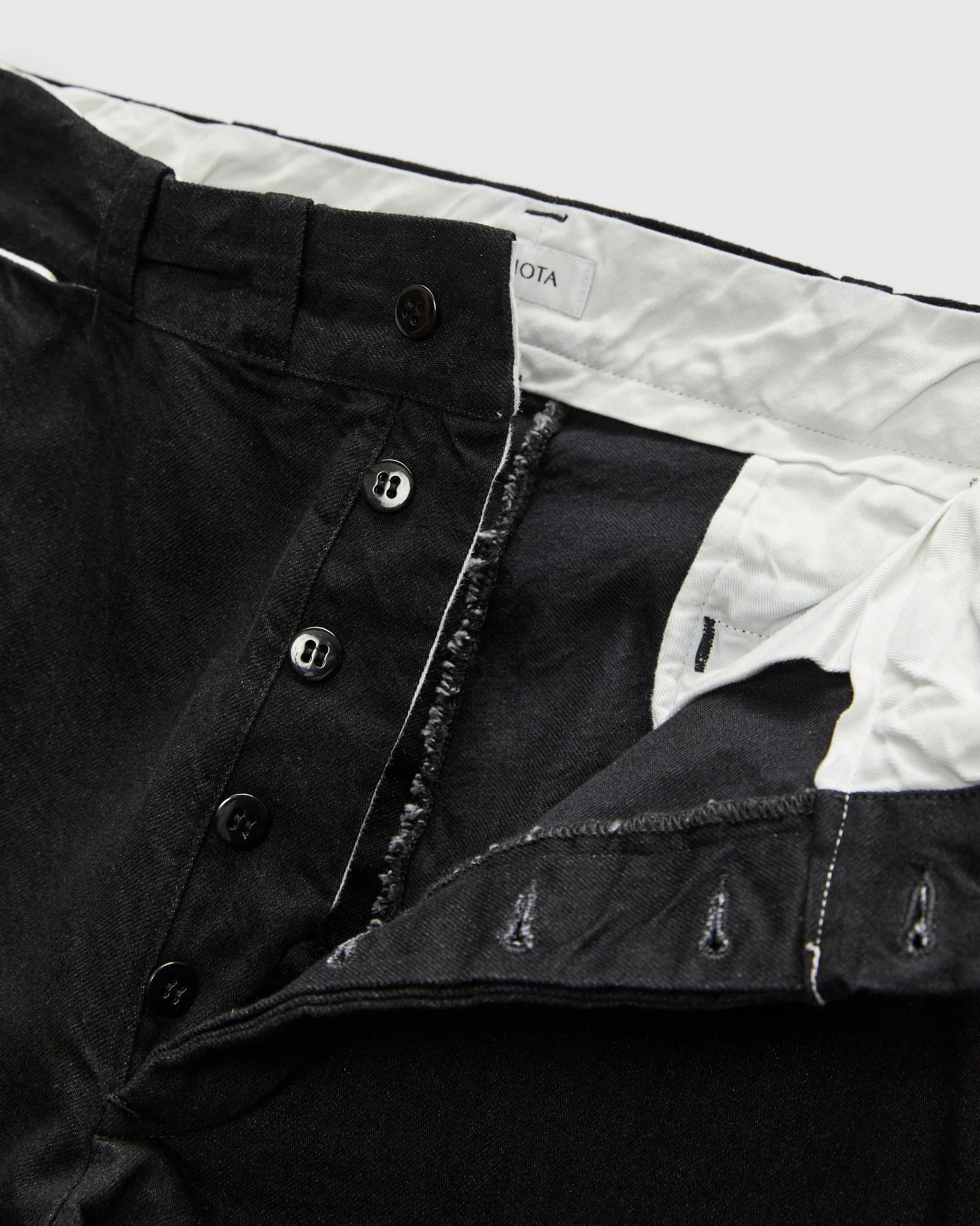 Denim Slacks in Rinse Black - Image 7