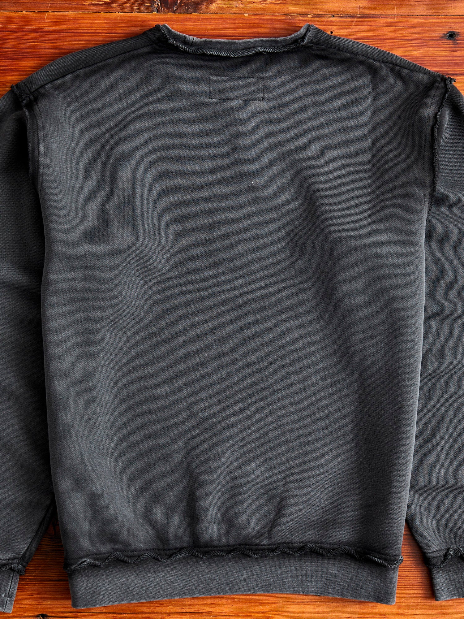 Destroyed Sweat Shirt in Black - Image 6