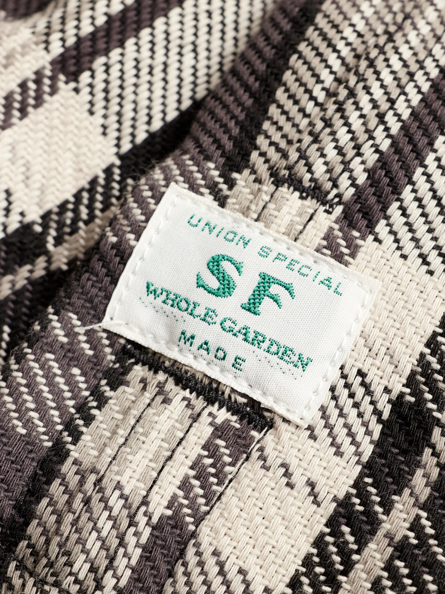 Diggin Shirt in Black Twill Check - Image 8