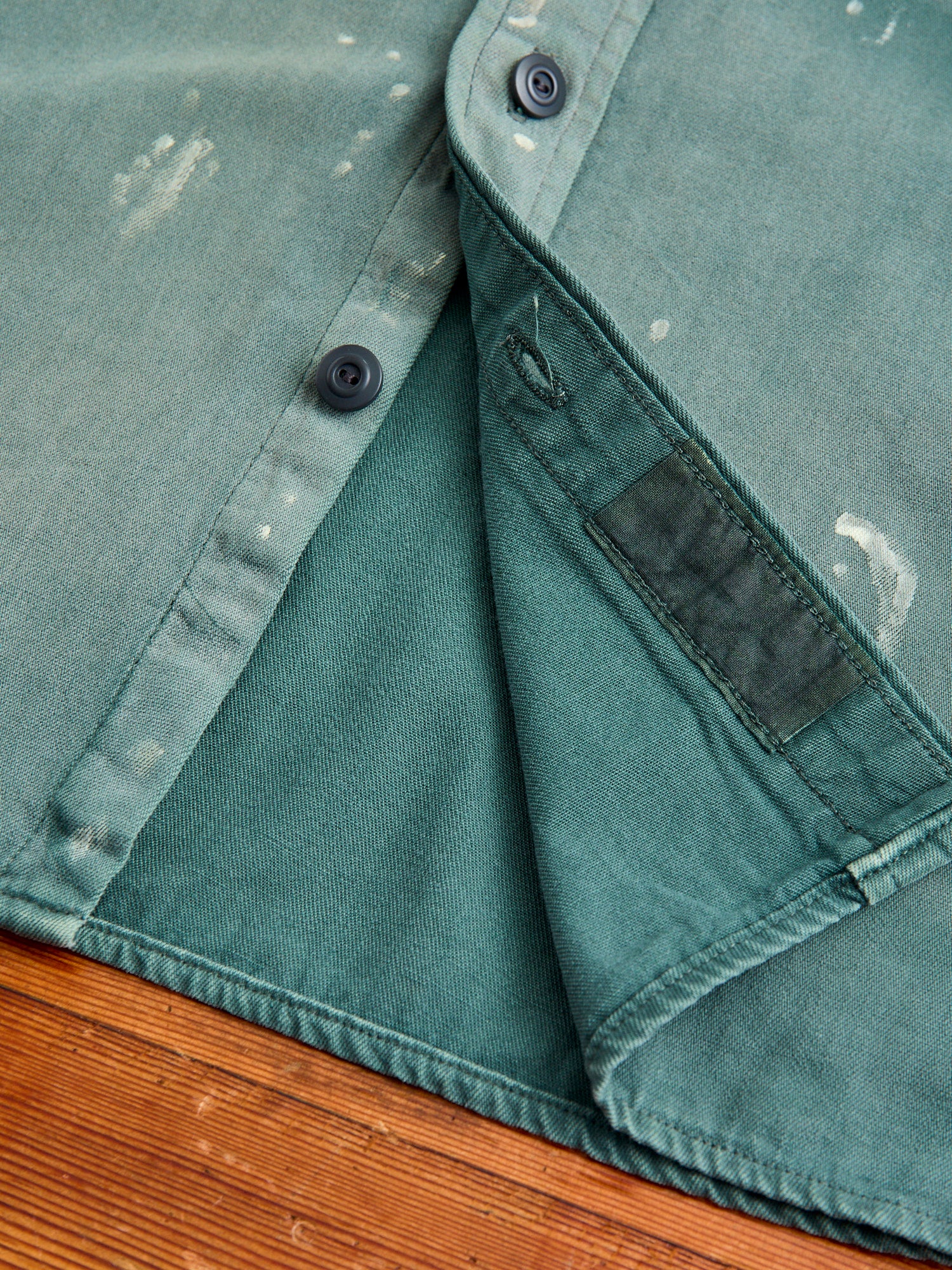 Petrol Workshirt in Service Green - Image 7