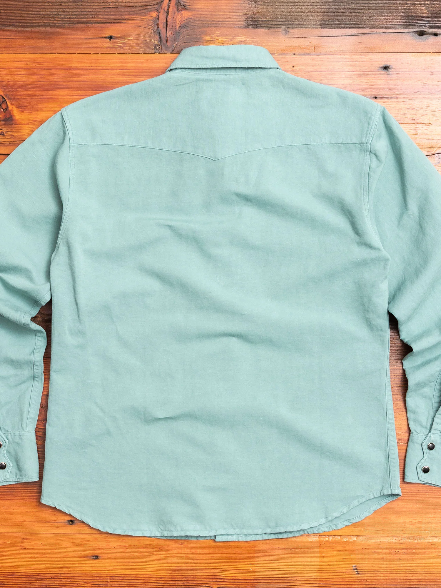 Dollard Western Shirt in Oil Blue - Image 7