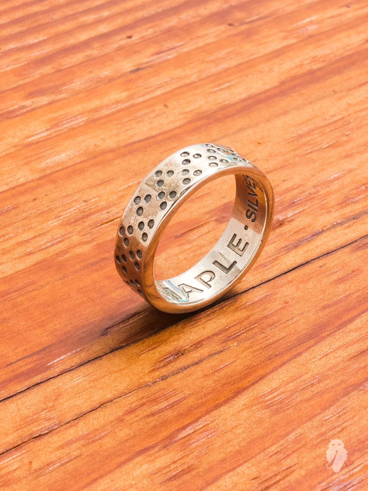 Dots Ring in Silver - Image 2