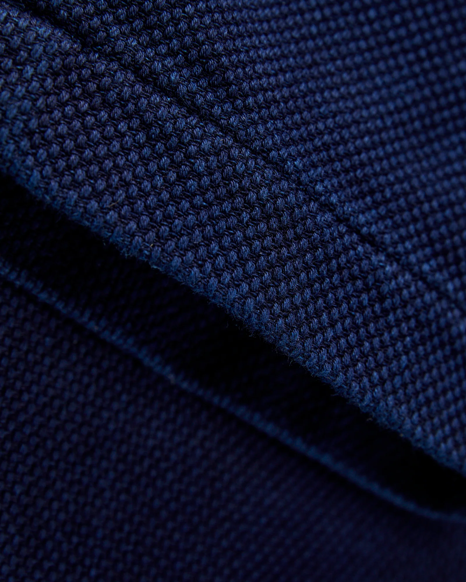 Double Cloth Sashiko Jeans in Hand Dyed Indigo - Image 7