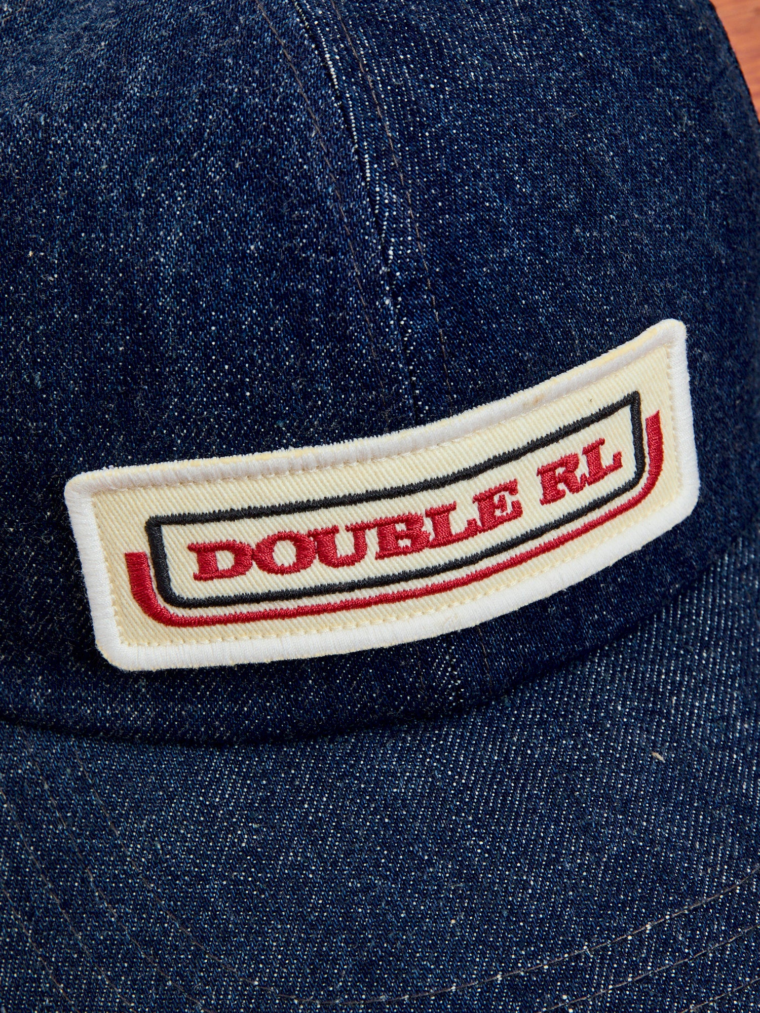 Double RL Trucker Cap in Indigo - Image 6