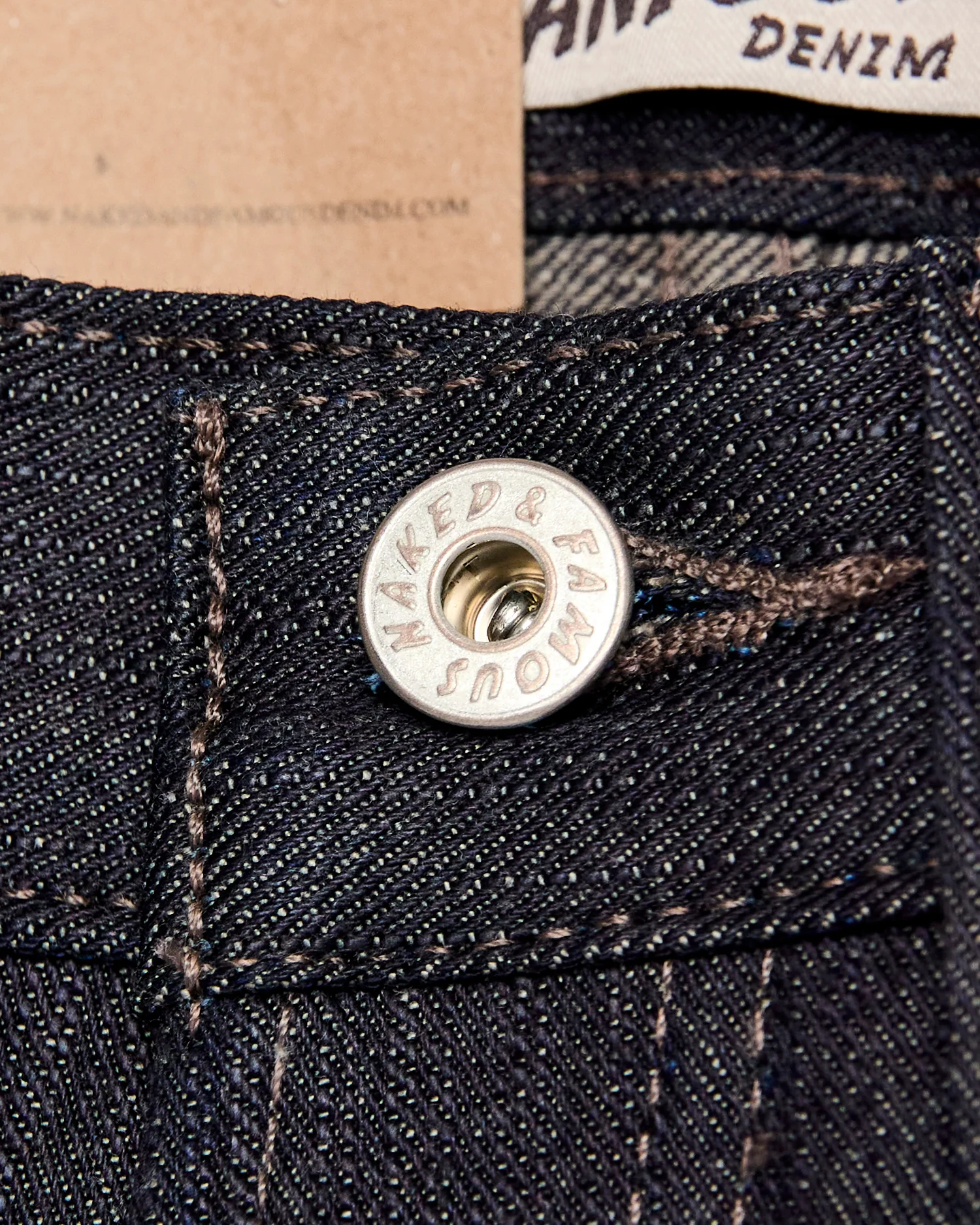 "Earthquake - Left Hand Twill" 13.75oz Selvedge Denim - Weird Guy Fit - Image 7
