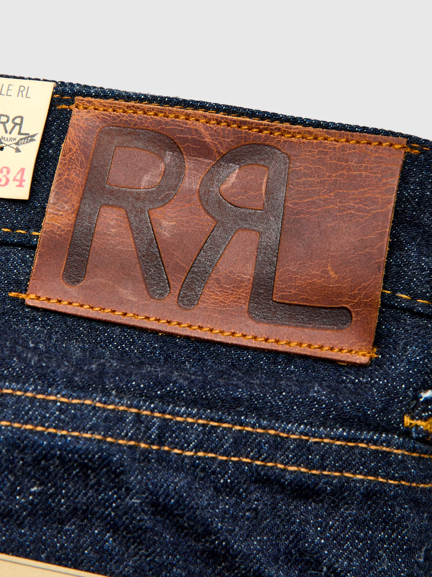 "East-West" 16oz Rinsed Selvedge Denim - Vintage 5-Pocket Full Straight Fit - Image 11