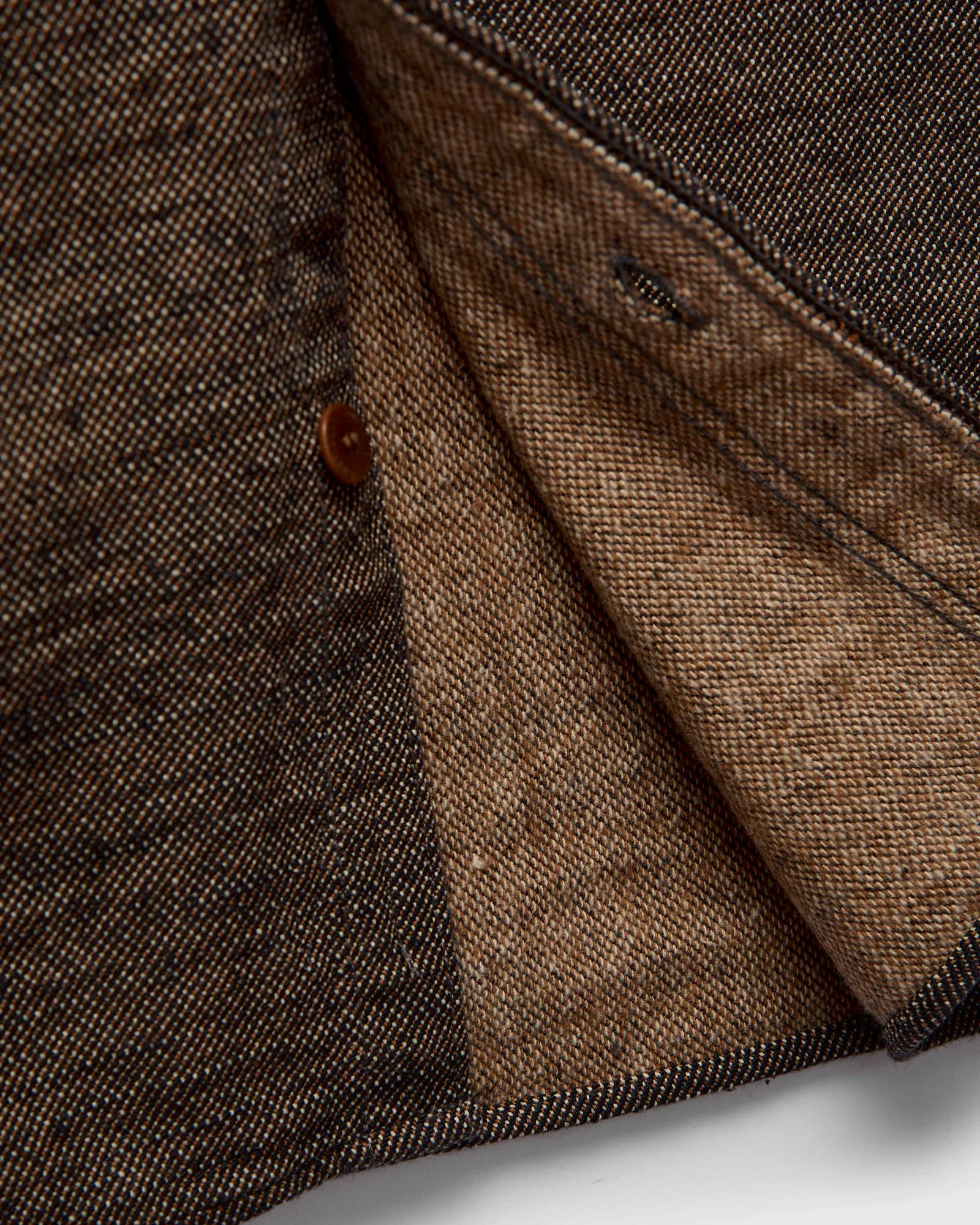 Elemental Flannel Workshirt in Brown Black - Image 8