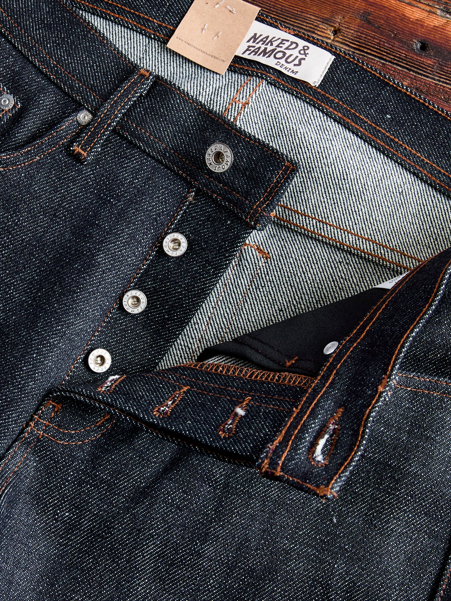 "Elephant 13 - Red Core" 21oz Selvedge Denim - Weird Guy Fit - Image 9