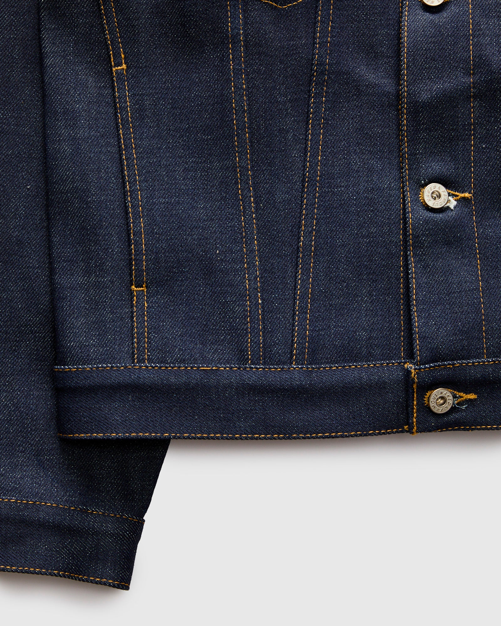 "Elephant 14 Dirty Elephant" 20oz Selvedge Denim Jacket - Image 7