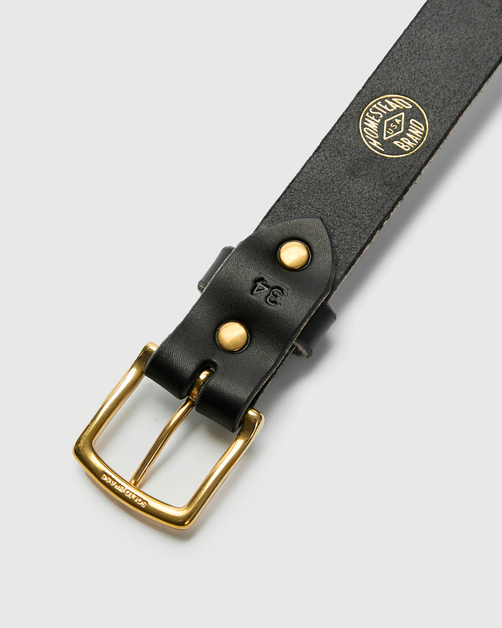 Essential Belt in Black Brass - Image 3