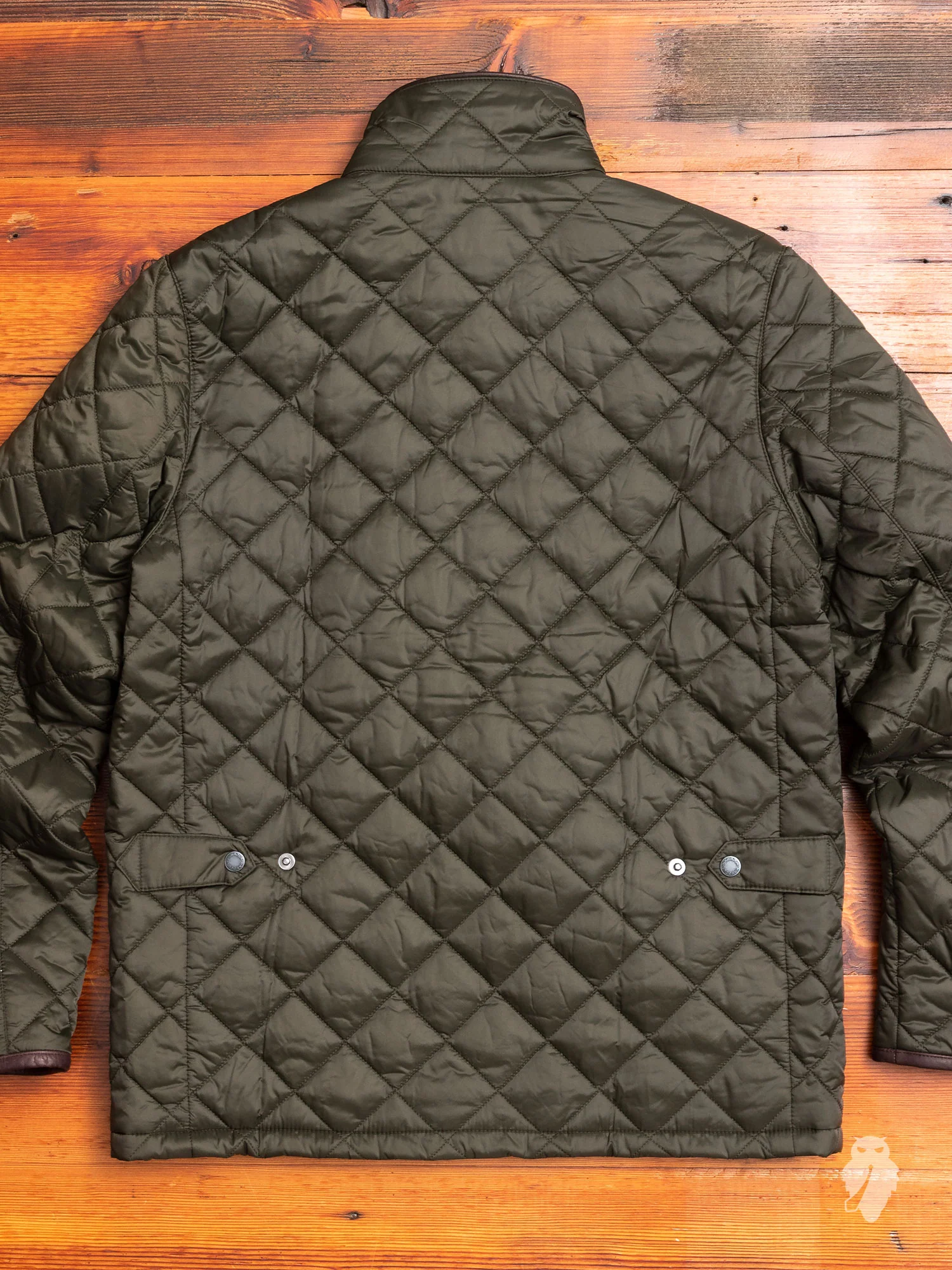 "Evanton" Quilt Jacket in Sage - Image 12