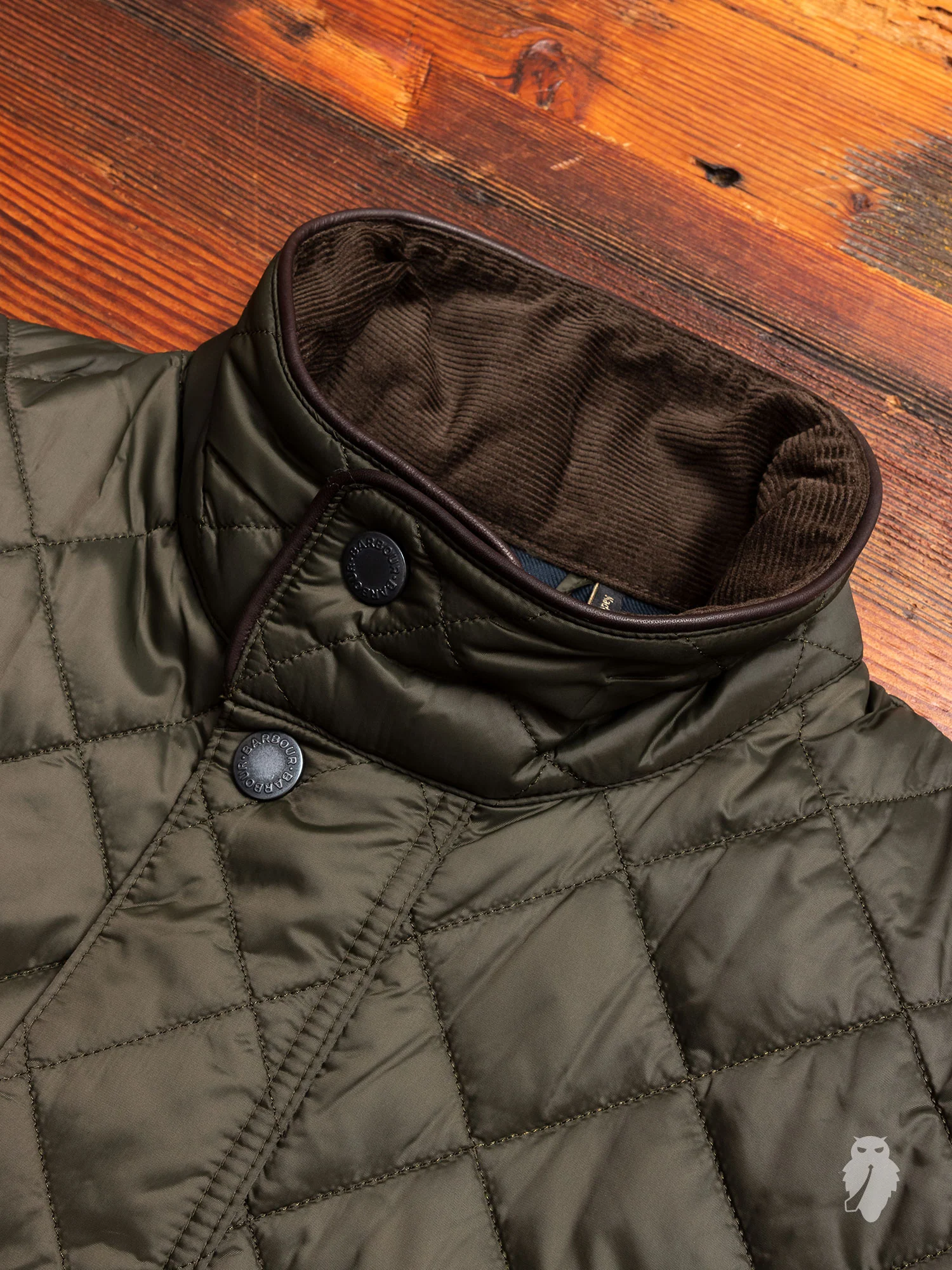 "Evanton" Quilt Jacket in Sage - Image 3