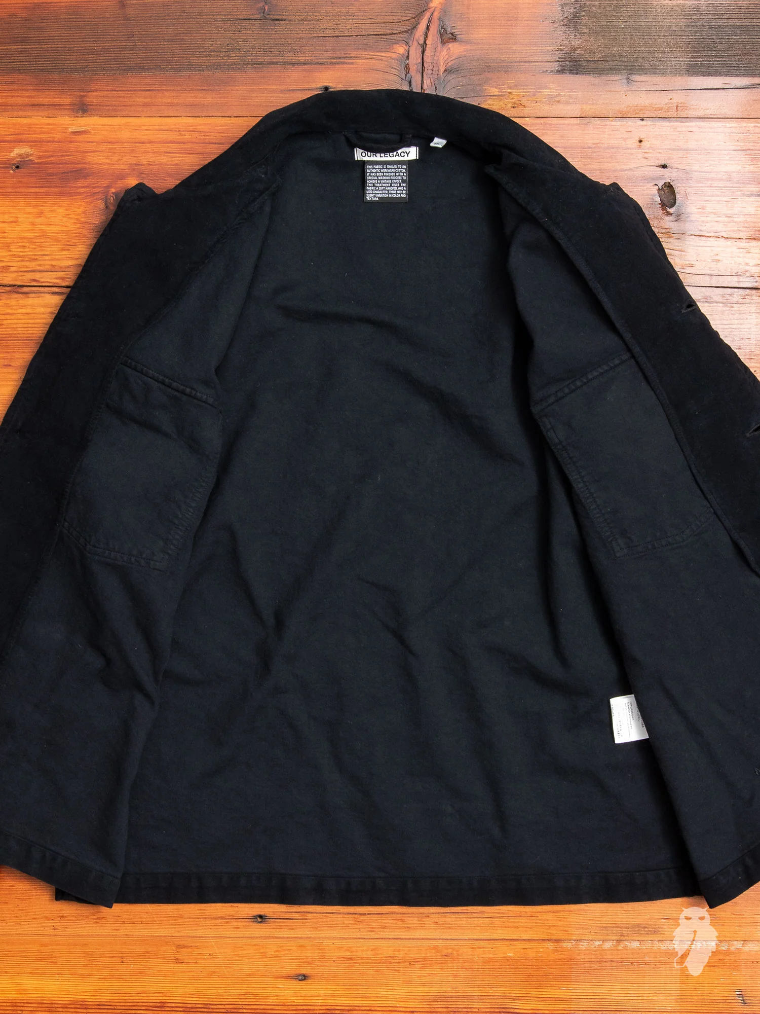 Evening Coaches Jacket in Blueblack Moleskin - Image 7