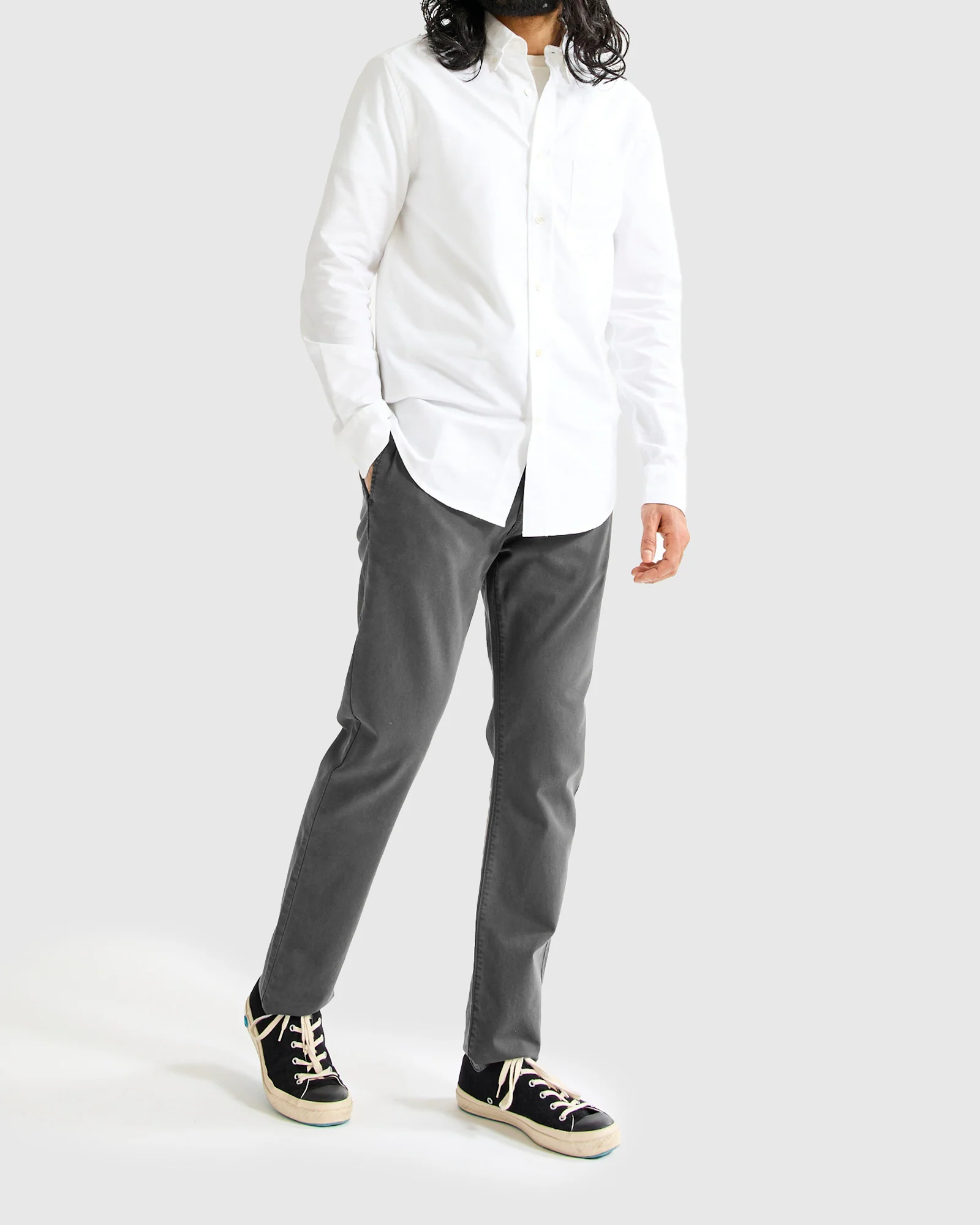 Everyday Chino in Charcoal - Image 11