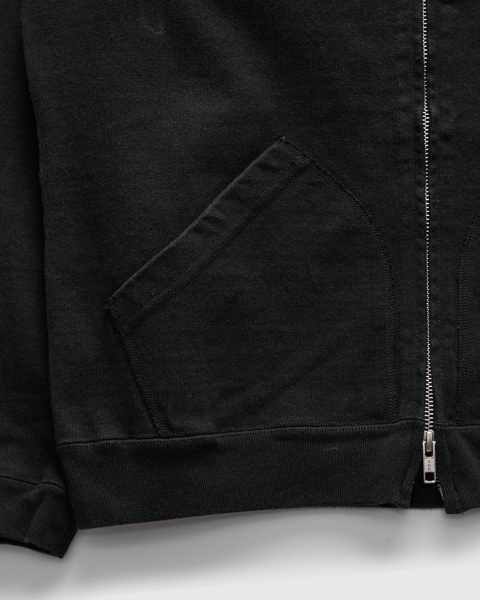 Extra Heavyweight Solid Hoodie in Black - Image 5