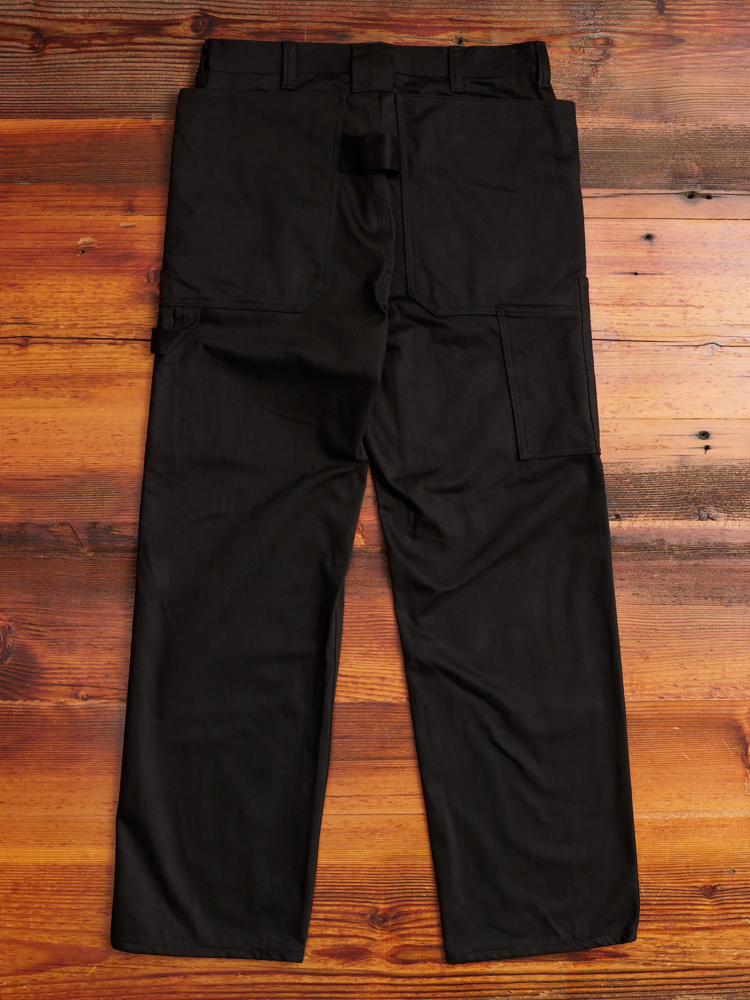Fall Leaf Tough Pants in Black Work Satin - Image 10