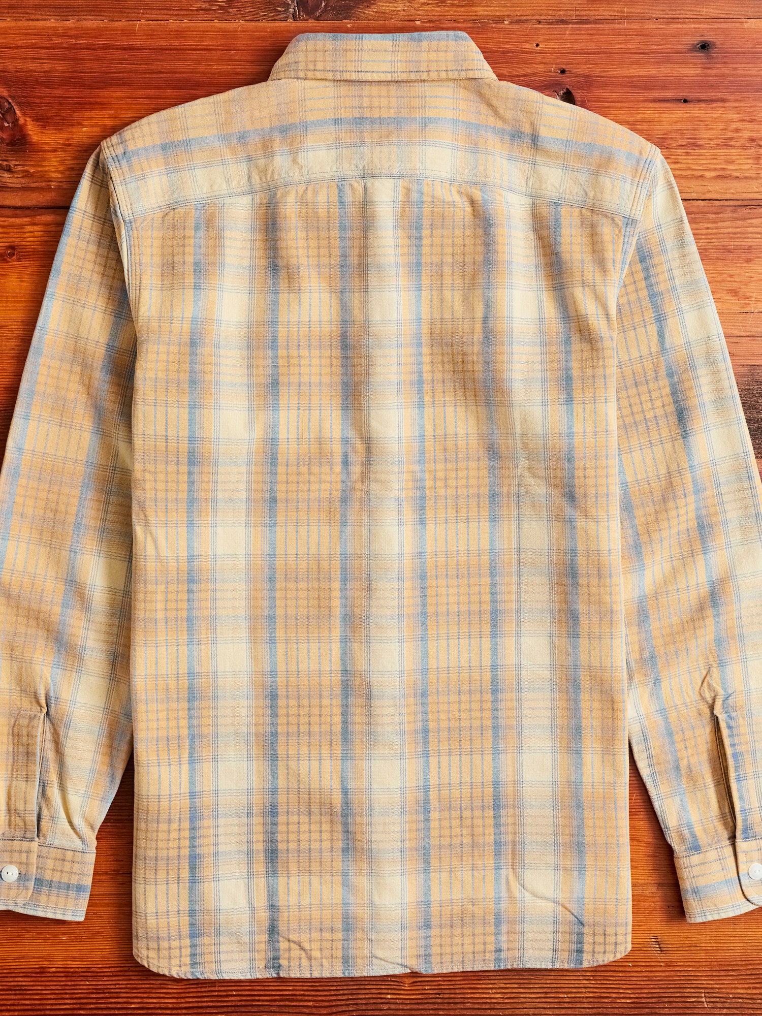 Farrell Plaid Workshirt in Yellow Multi - Image 10