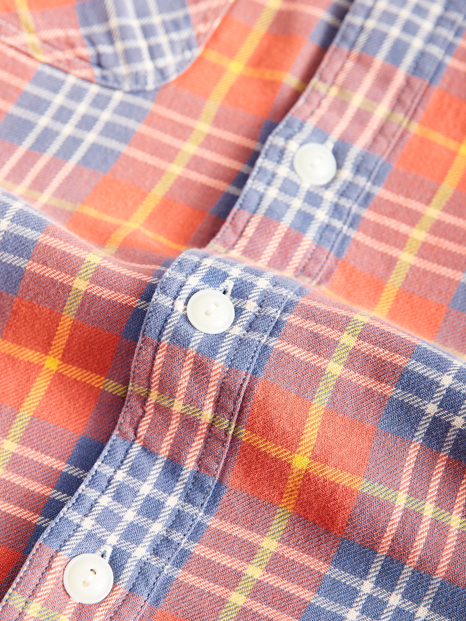 Farrell Work Shirt in Red/Blue - Image 5