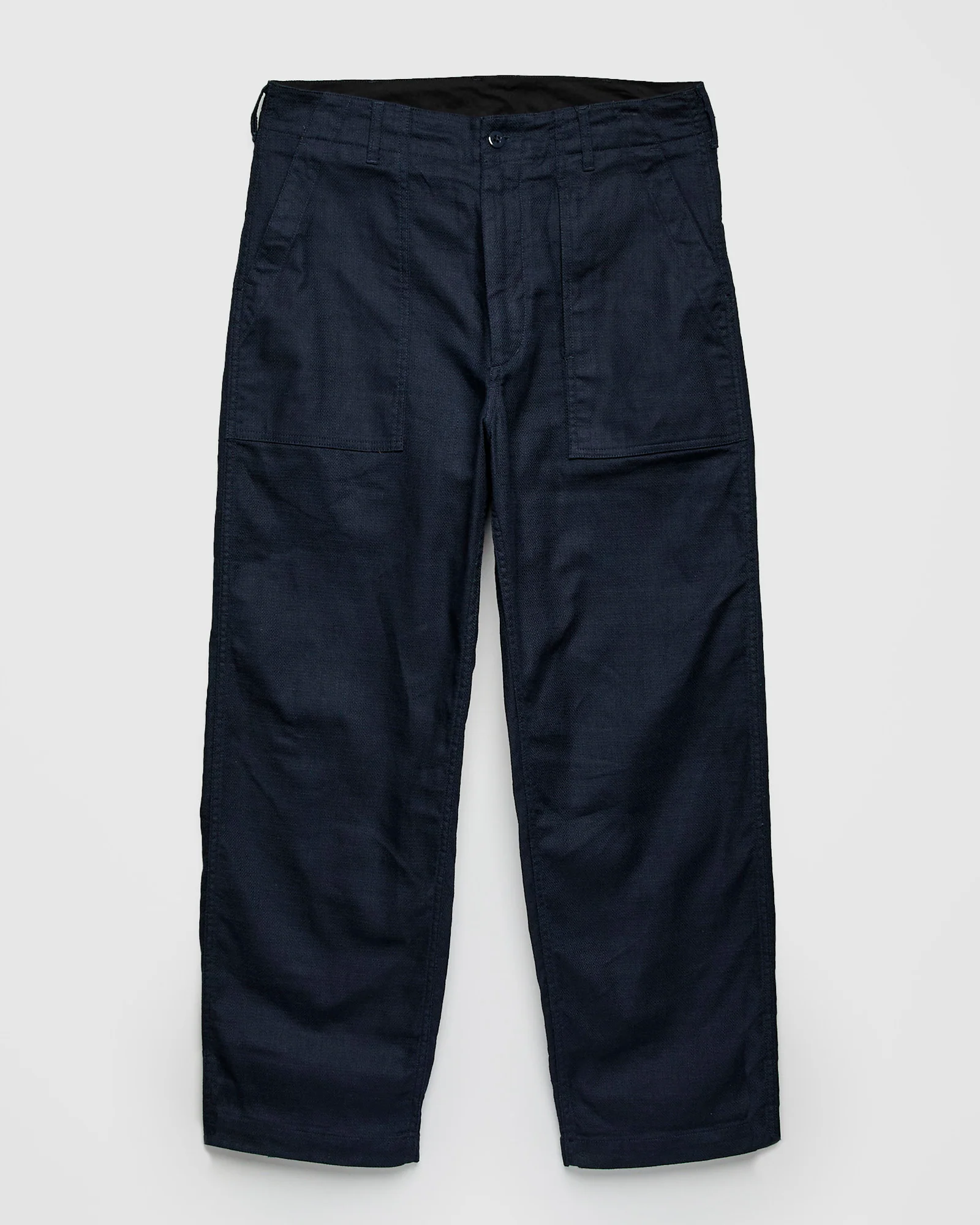 Fatigue Pants in Dark Navy Cotton Linen Java Cloth
