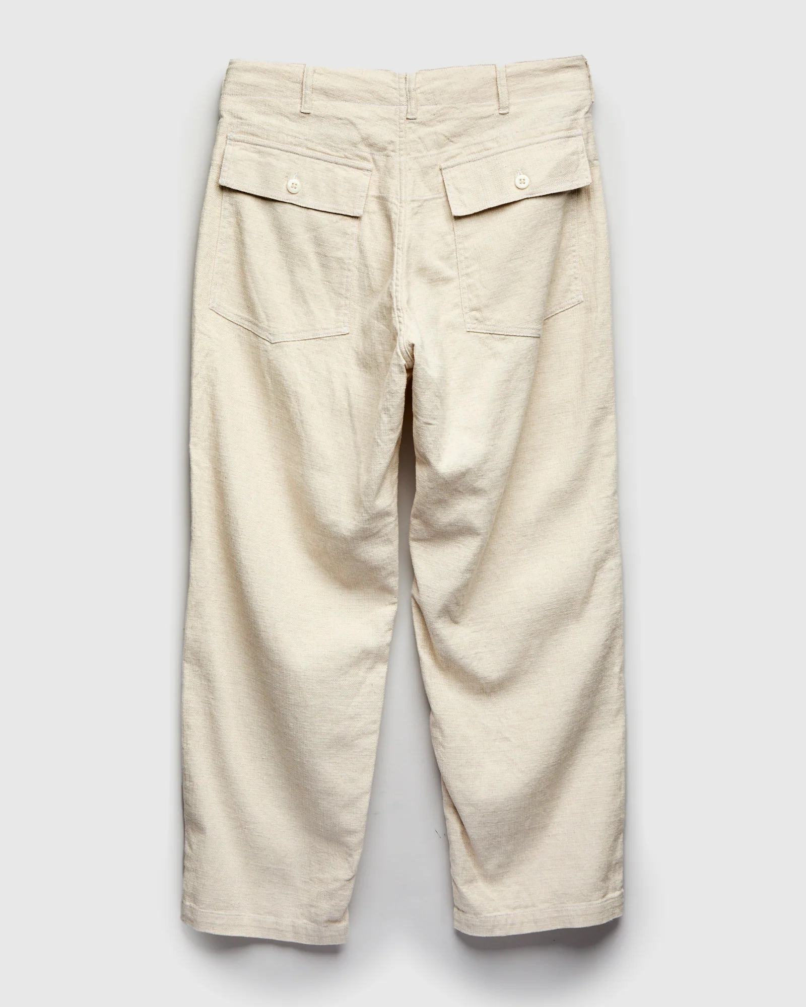 Fatigue Pants in Natural Cotton Linen Java Cloth - Image 3