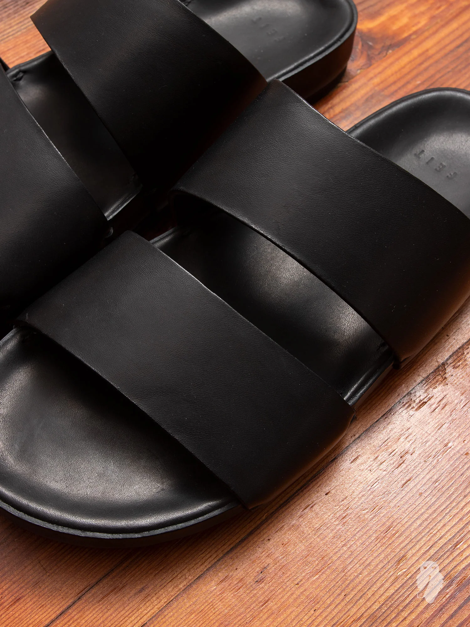 Hand Molded Sandal in Black - Image 2
