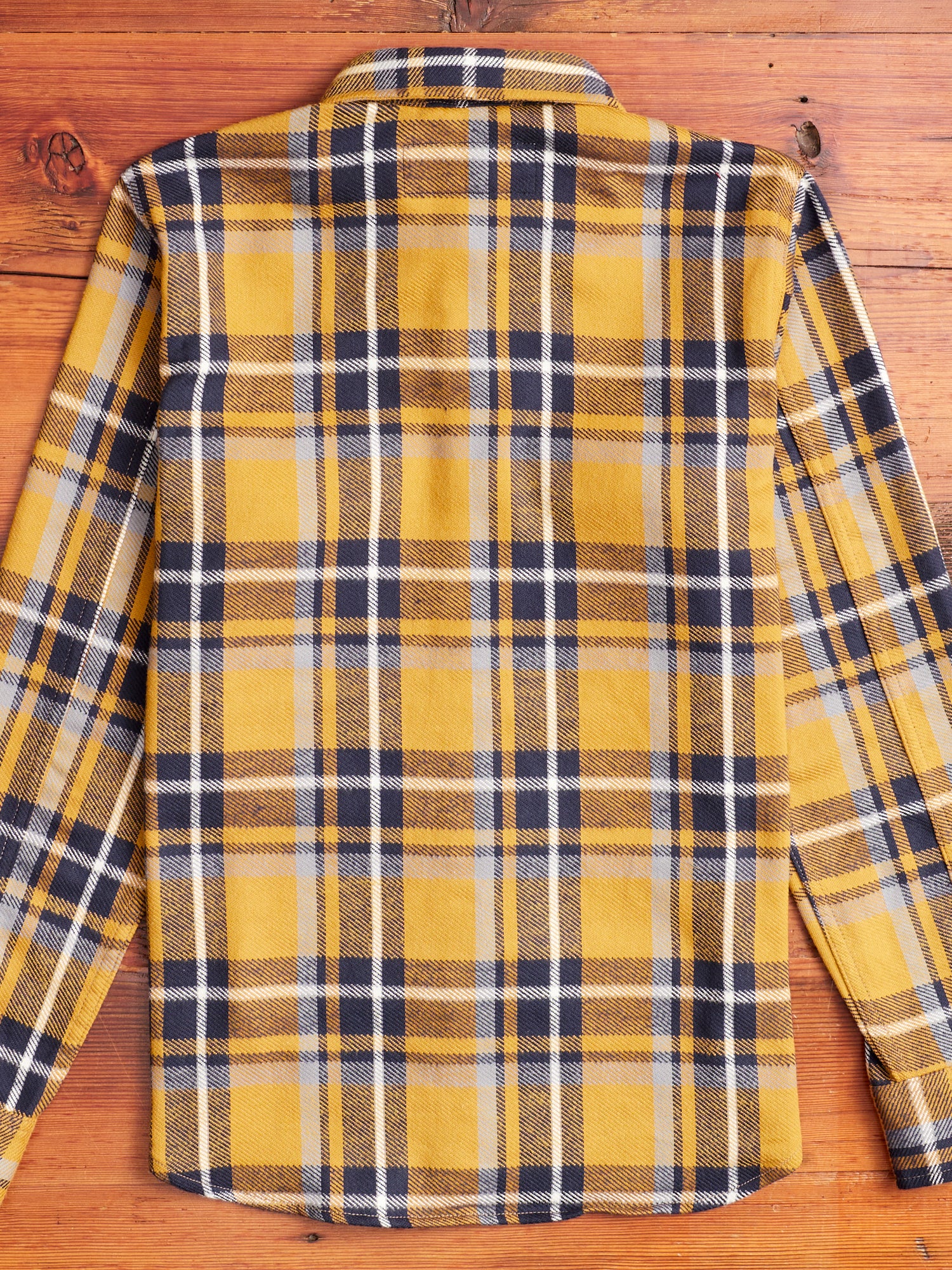 "Field Shirt" in Gold Plaid - Image 8