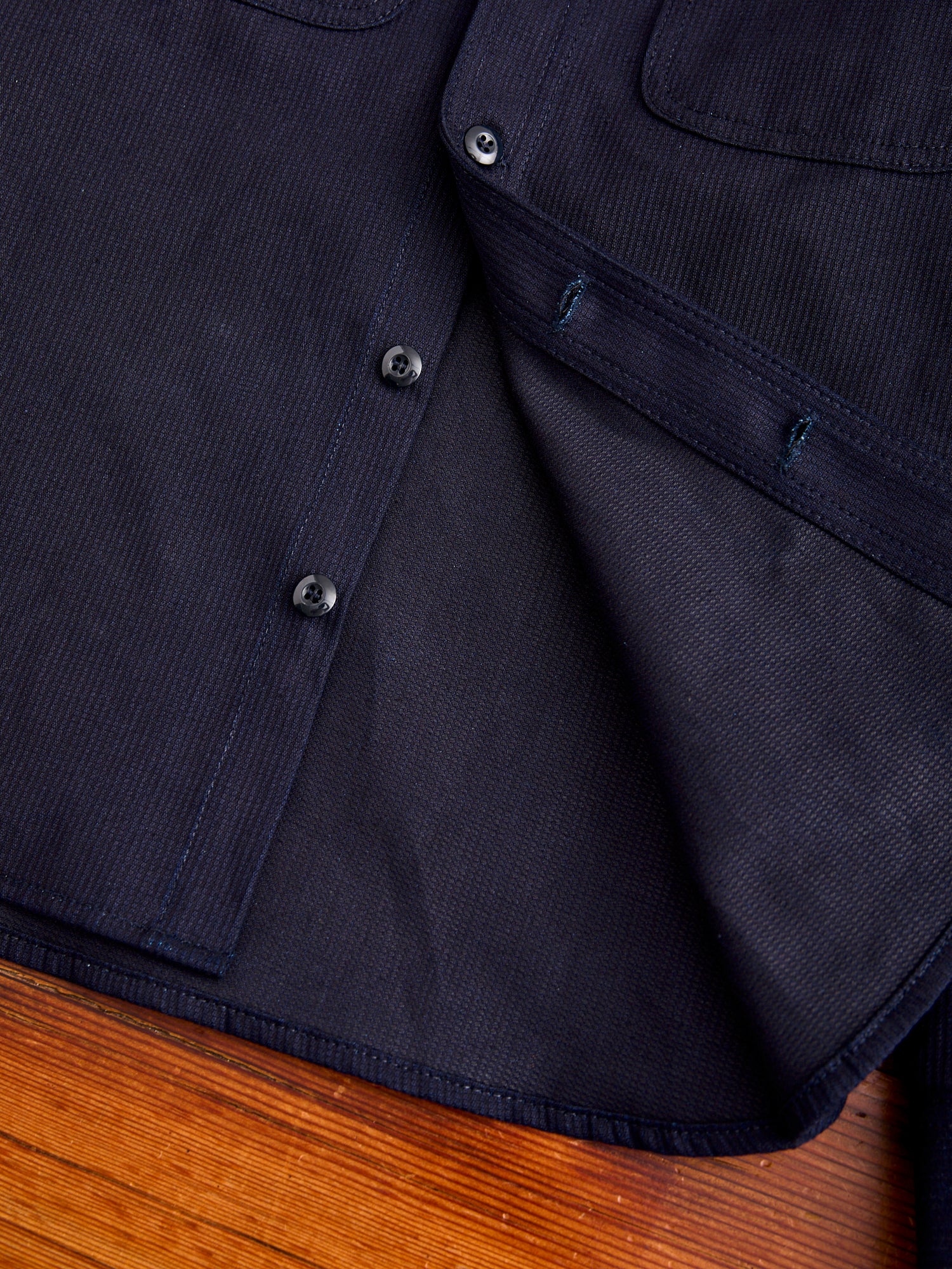 "Field Shirt" in Indigo Whip Cord - Image 6