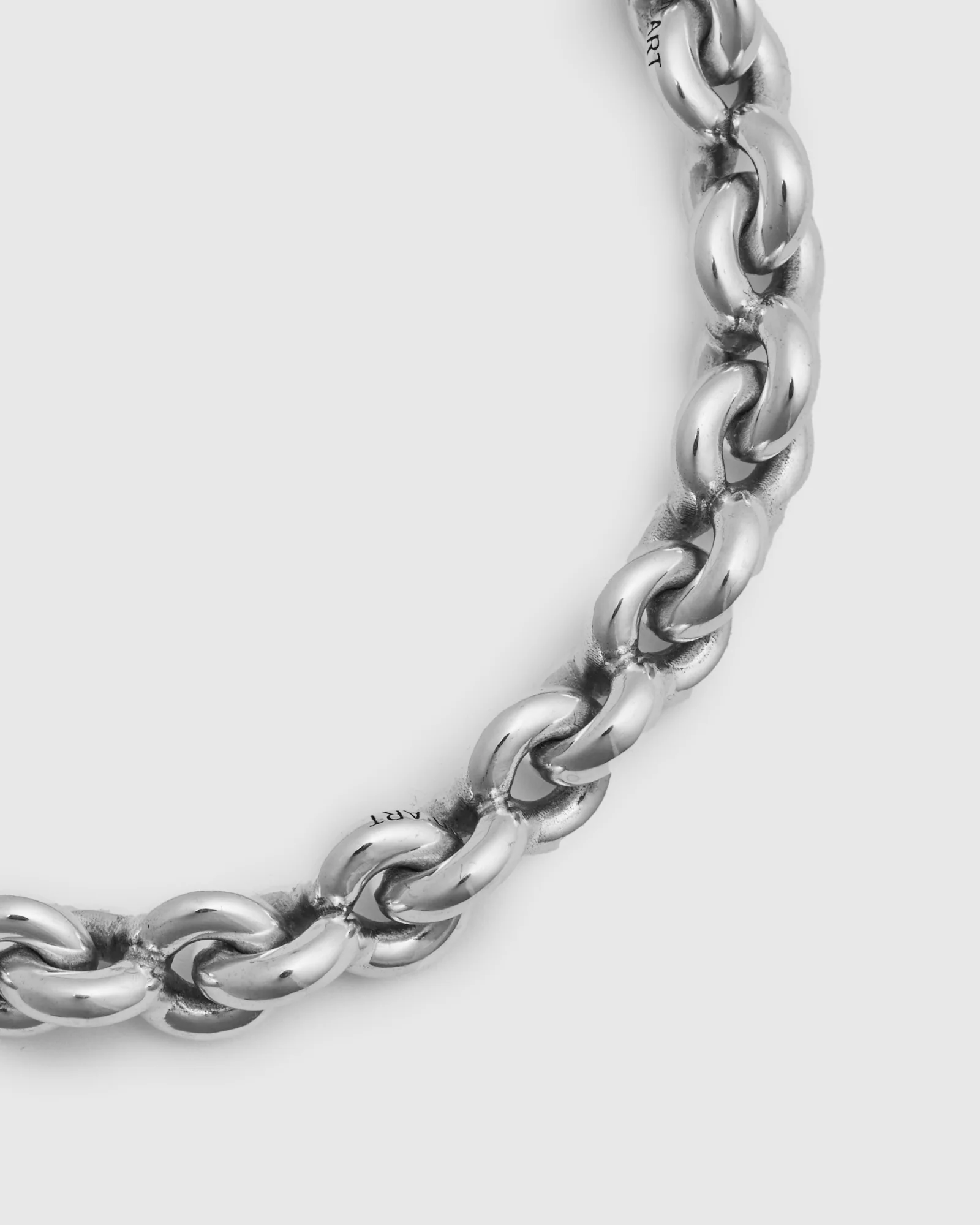 Fin Link Necklace Size A in Sterling Silver - Image 5