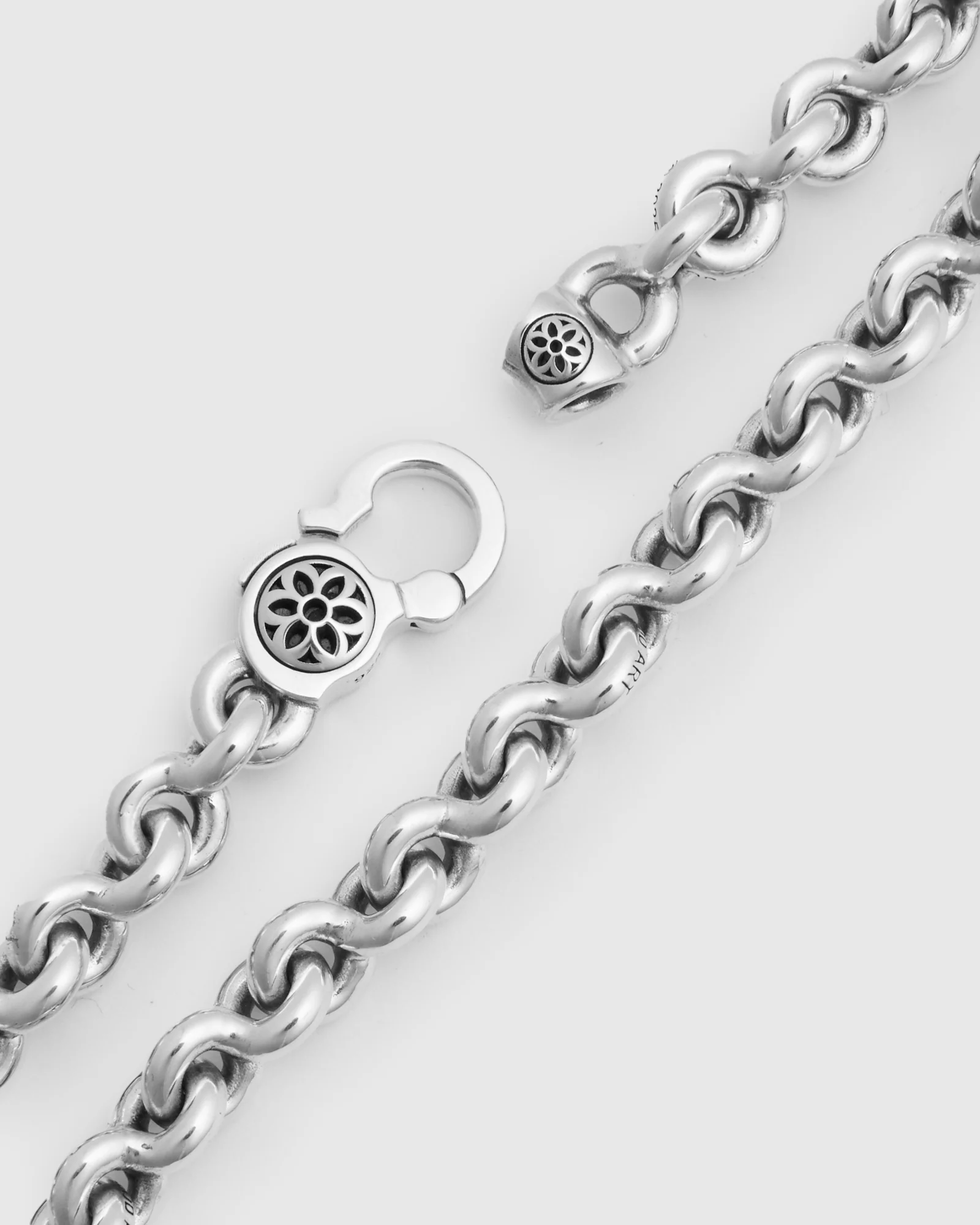 Fin Link Necklace Size A in Sterling Silver - Image 7