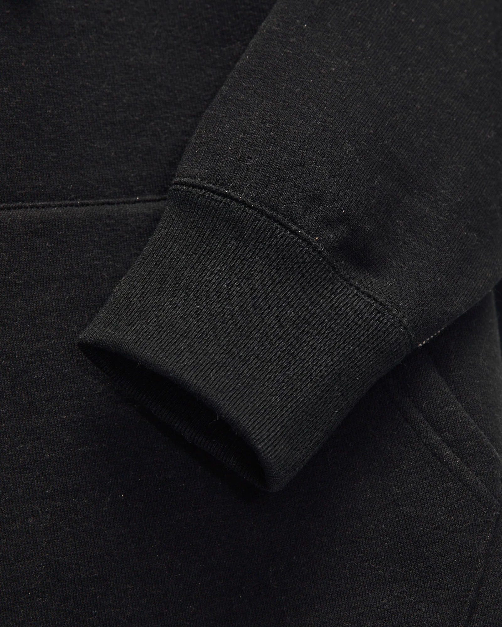 Fleeced FoxFibre® Pullover Hoodie in Black Coyote - Image 4