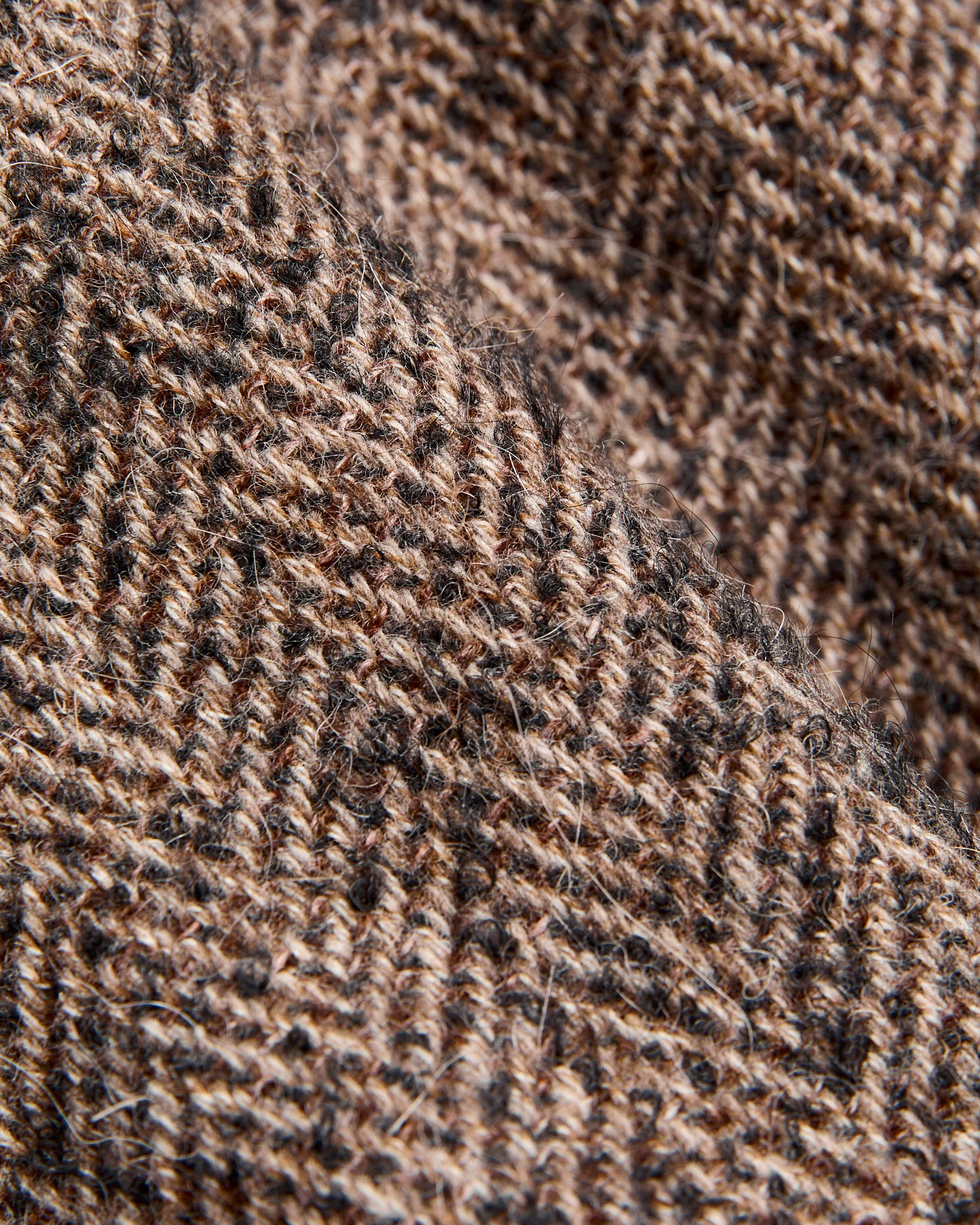 Flight Jacket in Brown Herringbone - Image 10