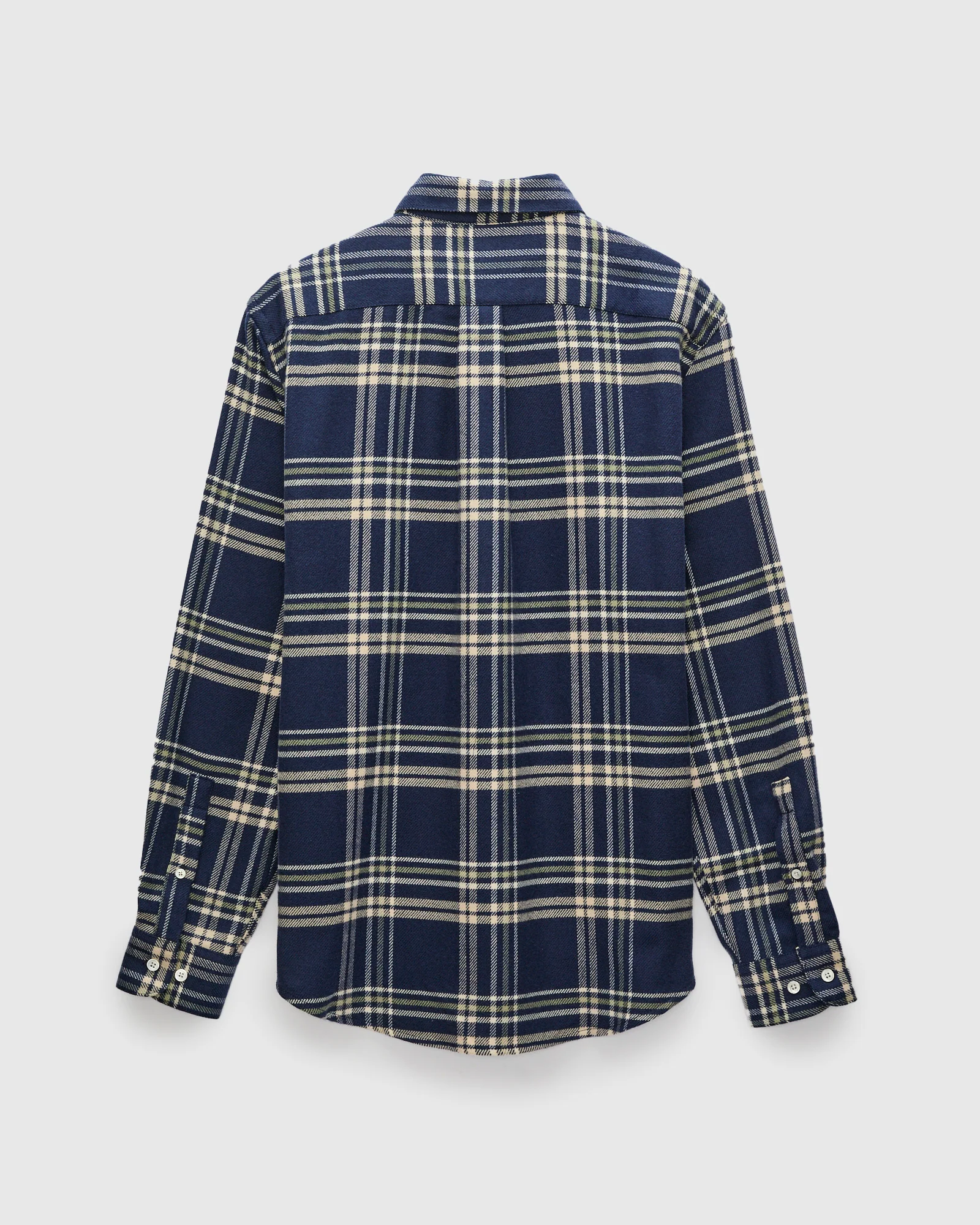 Front Button-Up Shirt in Navy - Image 3
