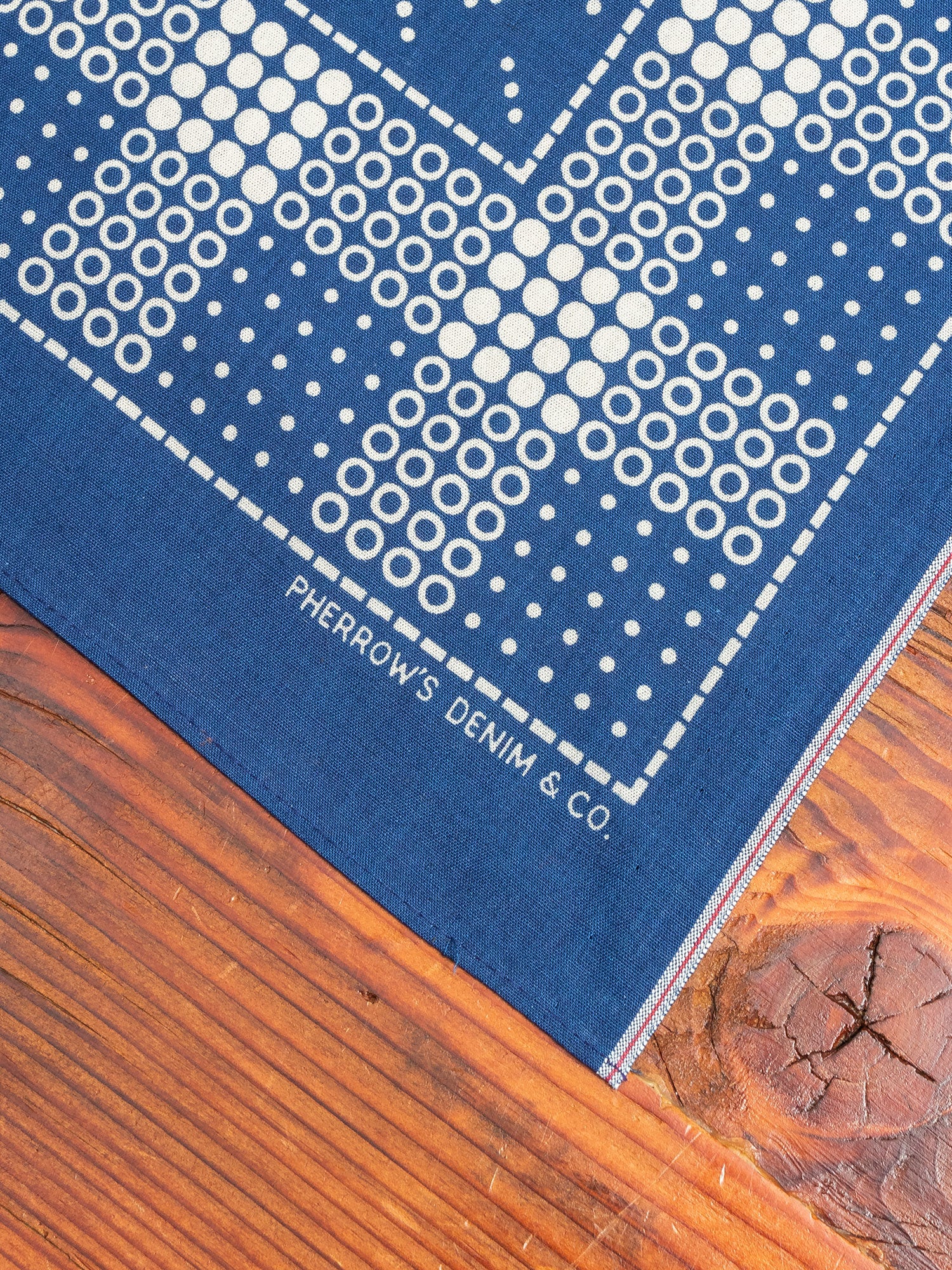 Frontier Selvedge Bandana in Indigo - Image 2