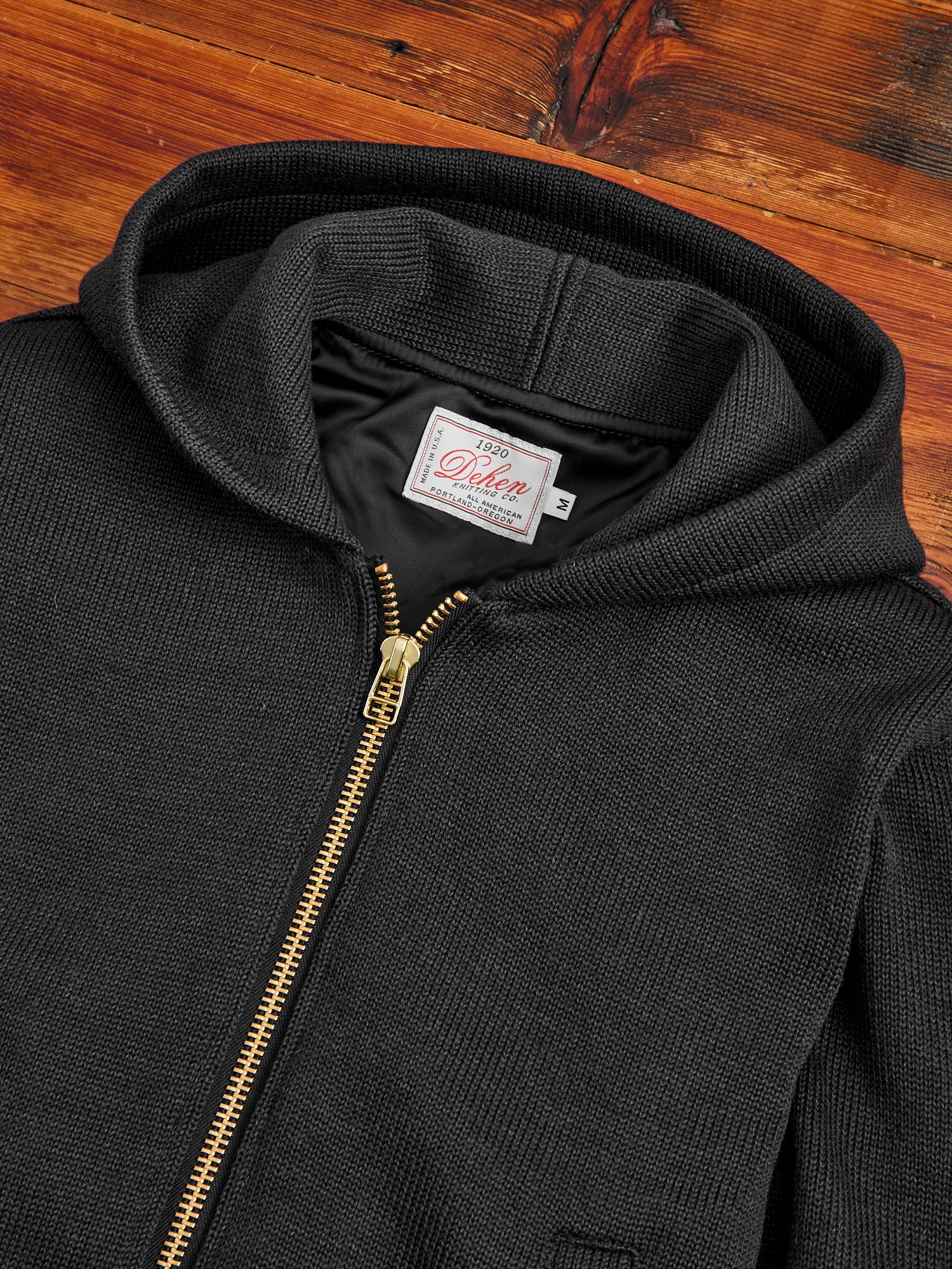 "Full Throttle" Moto Hoodie in Dark Charcoal - Image 3
