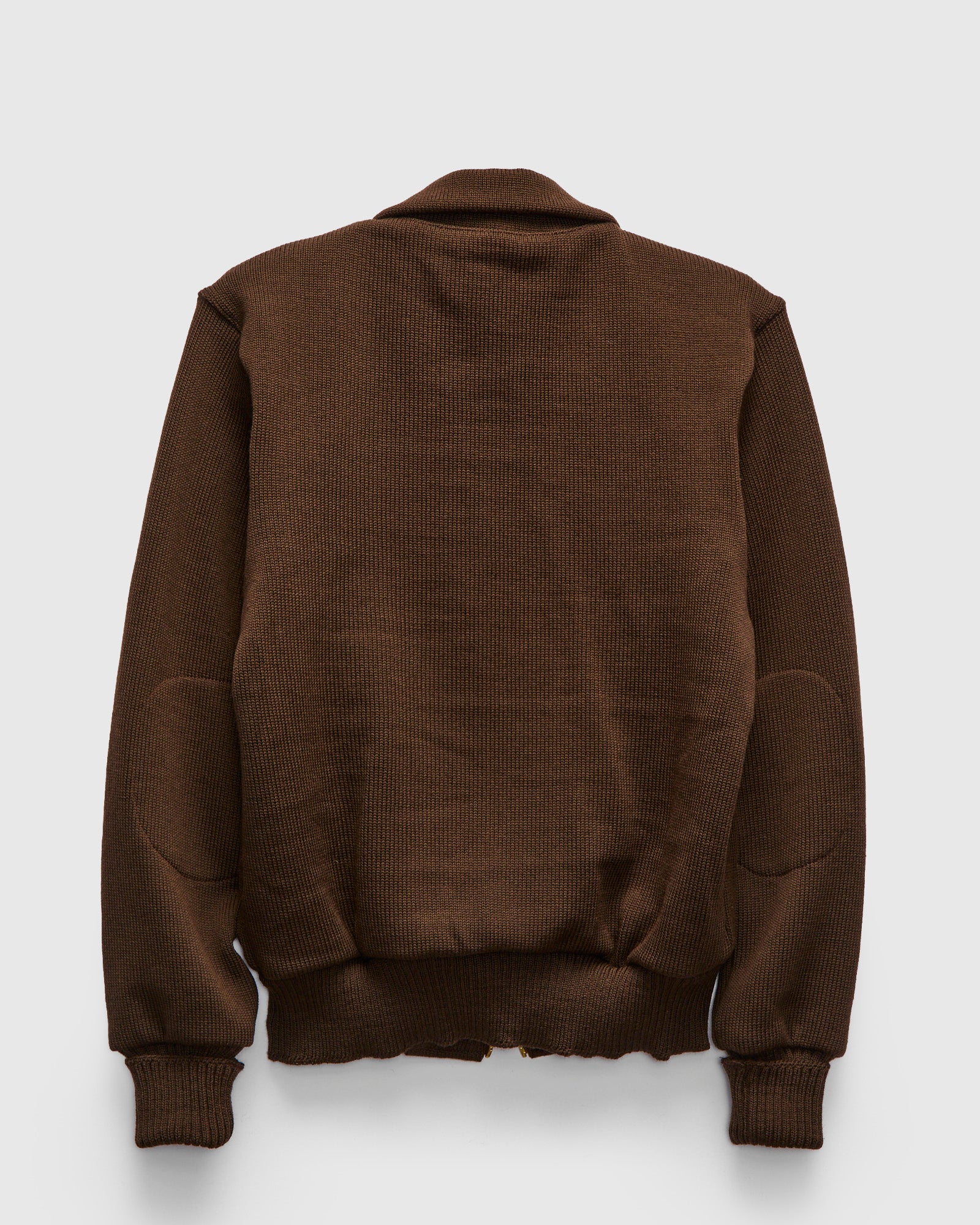"Full Throttle" Moto Sweater in Brown - Image 2