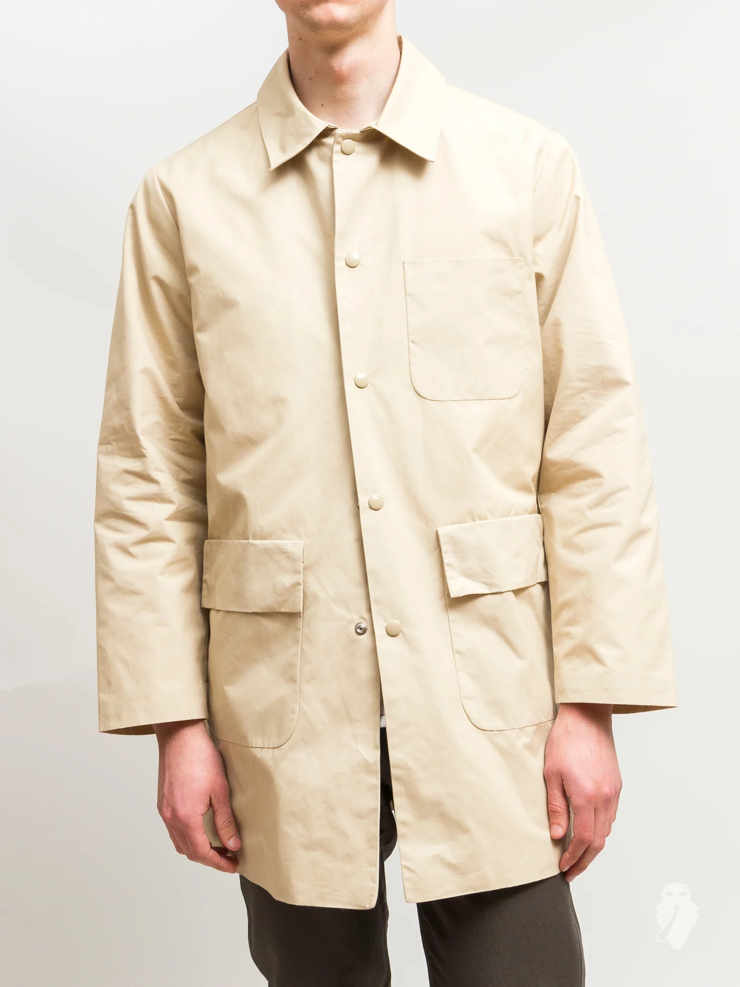 "Geo" Shell Jacket in Sand - Image 2