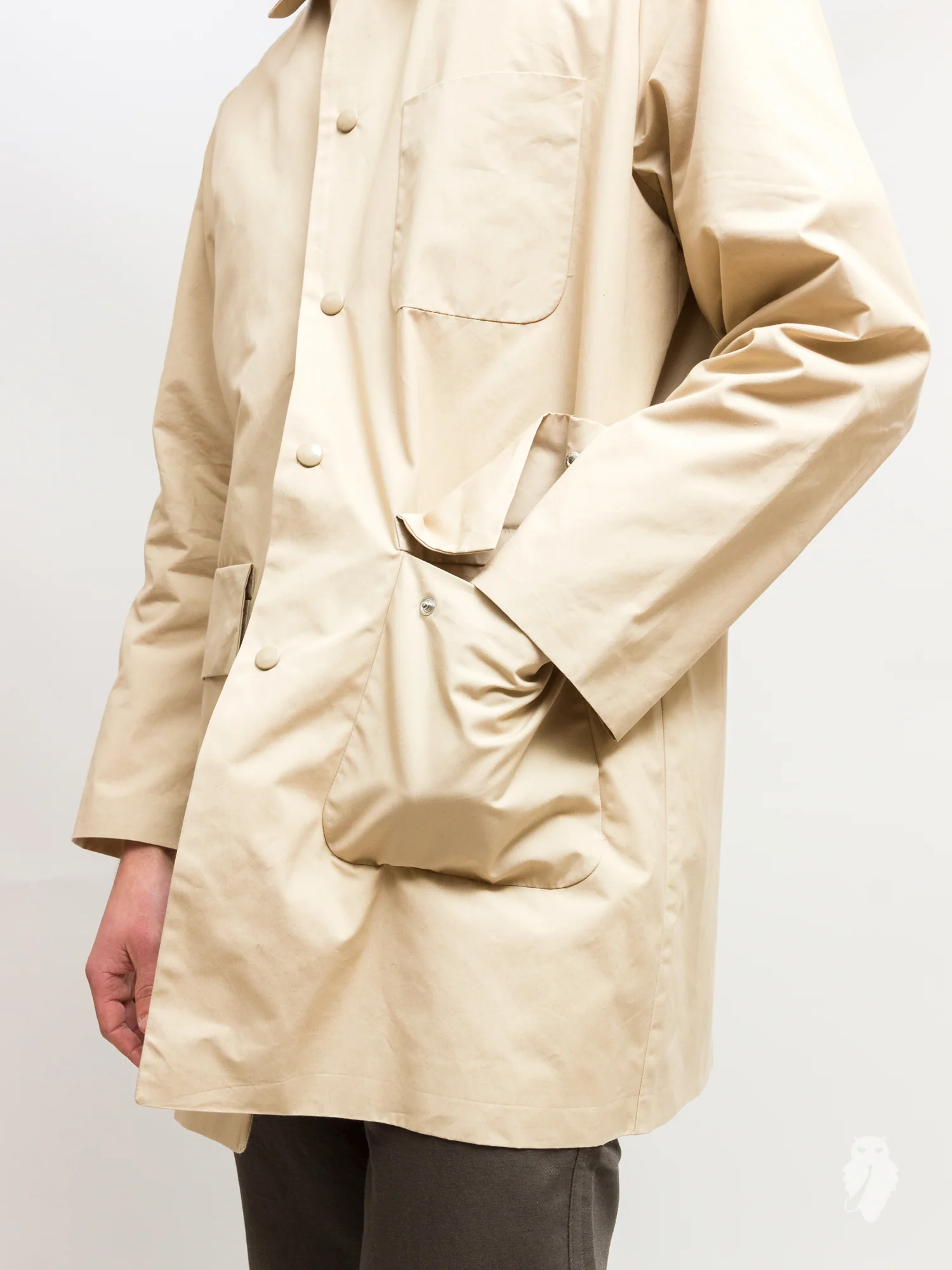 "Geo" Shell Jacket in Sand - Image 4