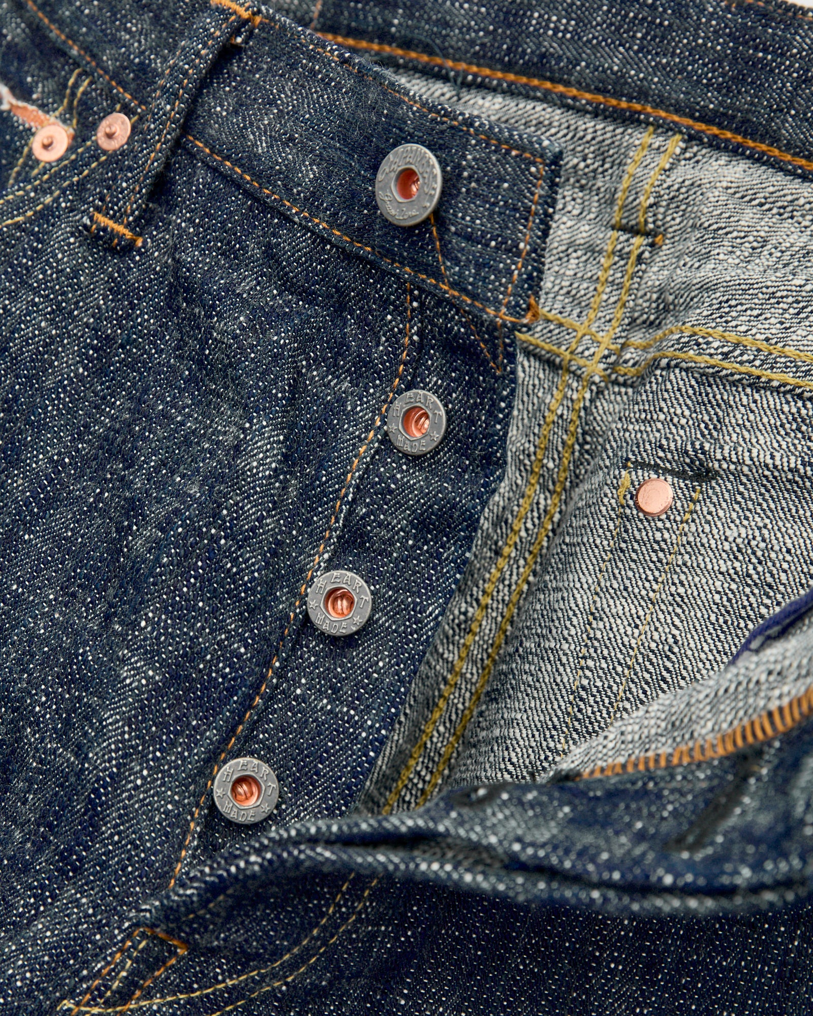 "Green Indigo Skein Dyeing" 15oz Kasezome Selvedge Denim - Slim Straight Fit - Image 8