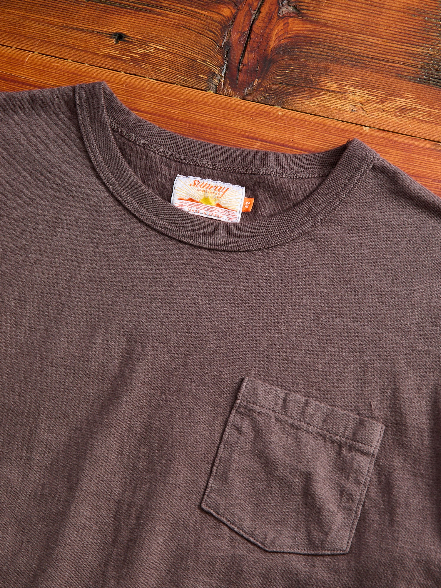 Hanalei Short Sleeve T-Shirt in Raisin - Image 3