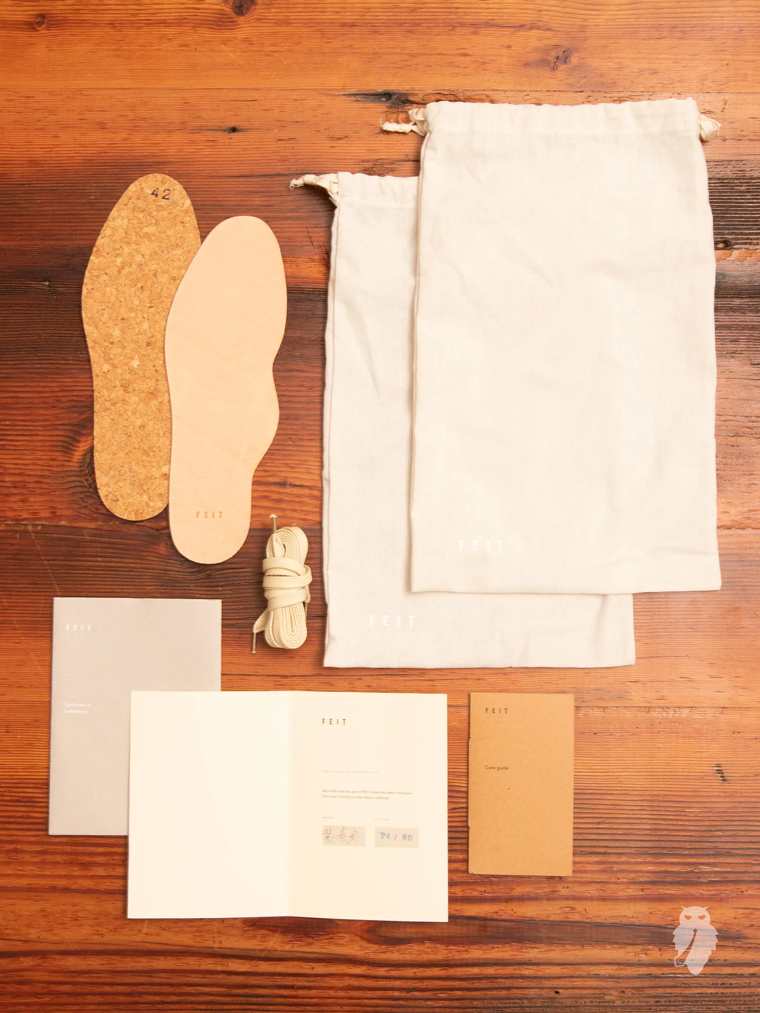 Hand Sewn Low-Top Sneaker in Tan - Image 7