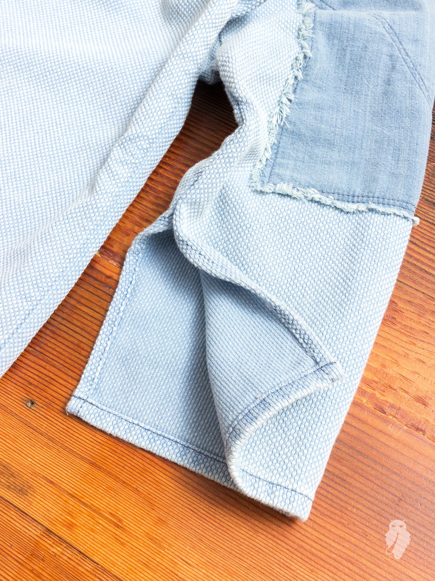 Haori Sashiko Shirt in Washed Indigo Remake - Image 6