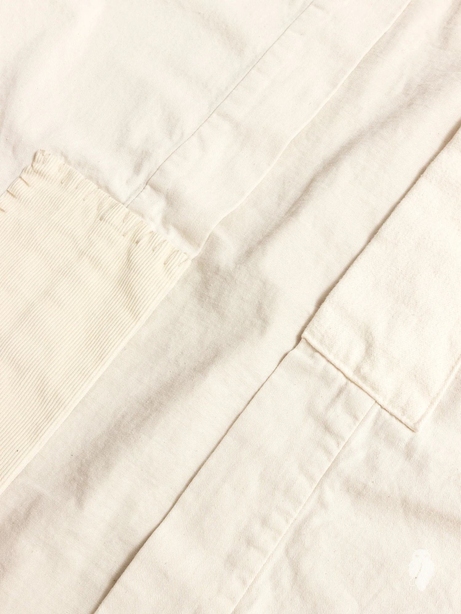 Haori Western Denim Shirt in White - Image 4