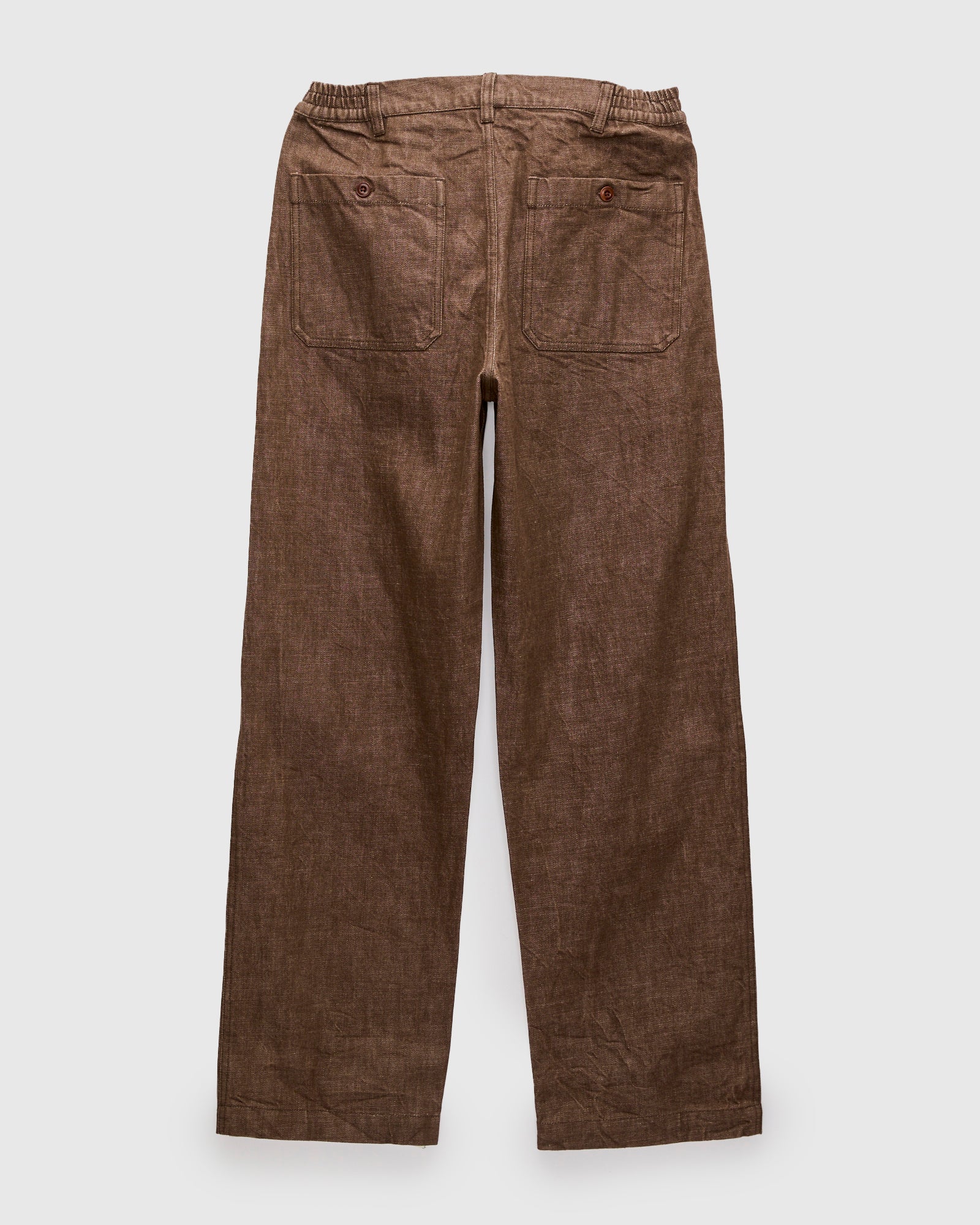 Harvest Pant in Brown Denim - Image 2