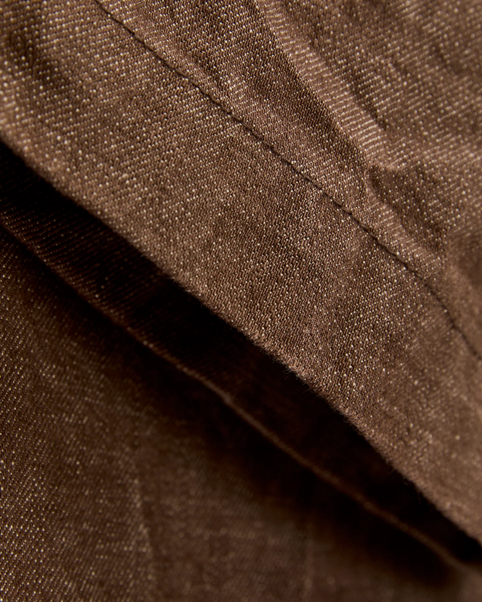 Harvest Pant in Brown Denim - Image 7