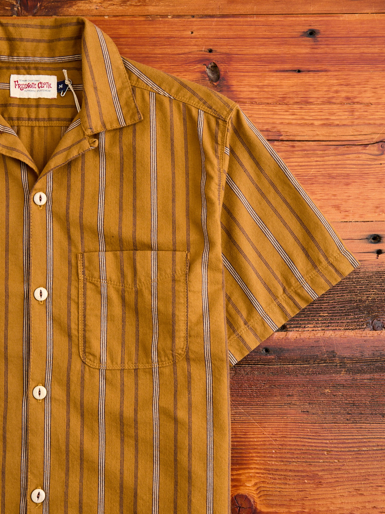 Hawaiian Button-Up Shirt in Lantern Stripe - Image 5