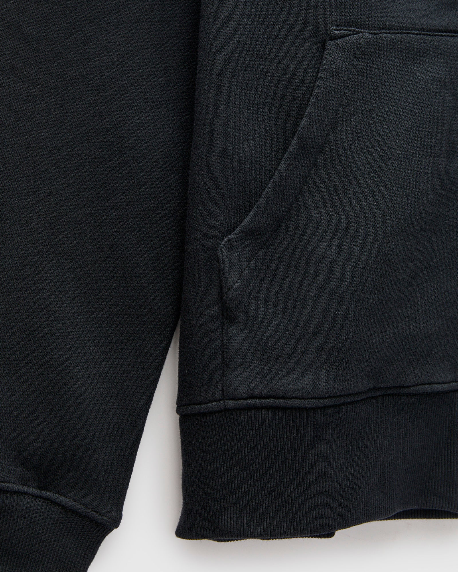 HDJKT02 "Good Basics" Organic Cotton Zip Hoodie in Charcoal - Image 6