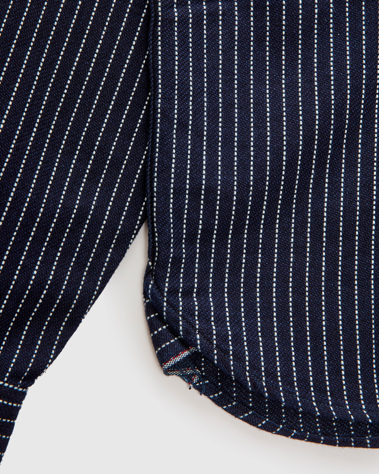 Heavy Selvedge Flannel Shirt in Wabash Indigo - Image 6