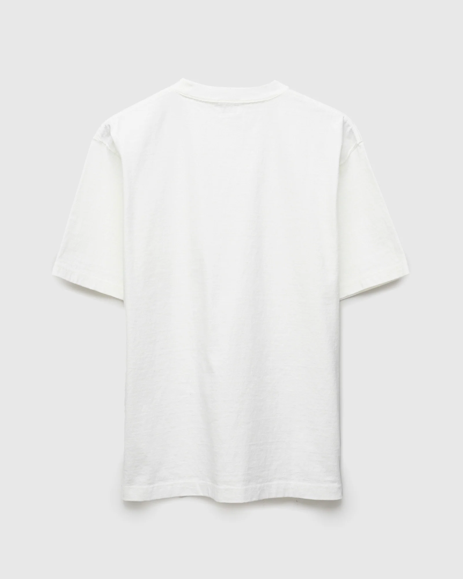 Heavyweight Pigment Dye Pocket T-Shirt in White - Image 2