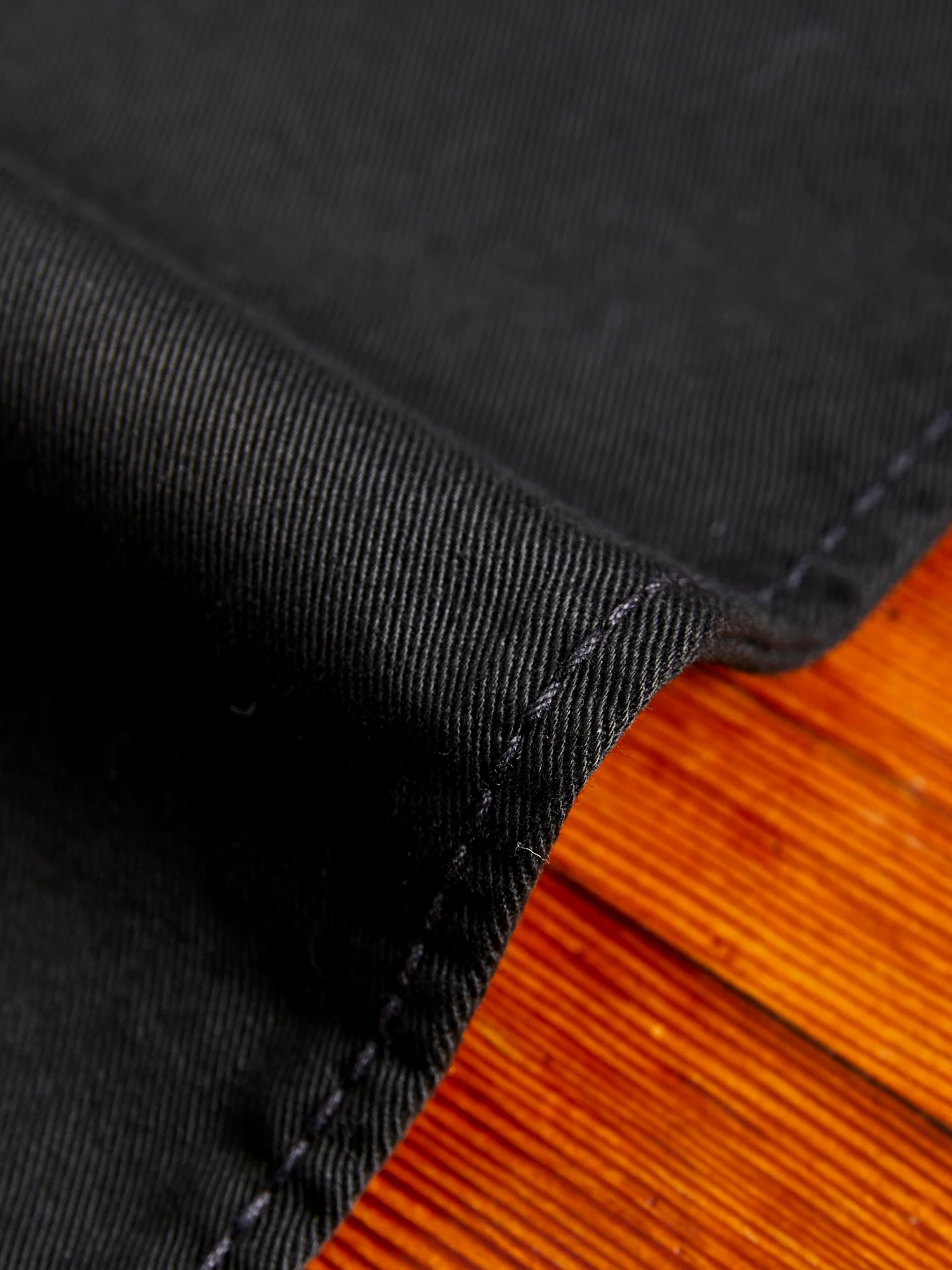 High Density Twill Chino in Black - Image 8