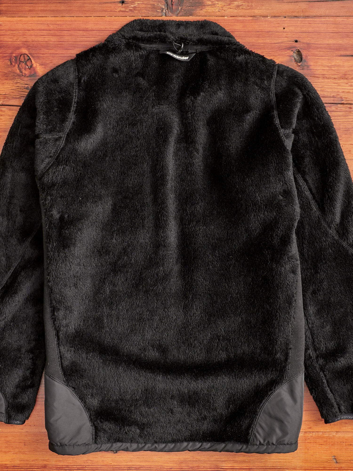 High Loft Fleece Jacket in Black - Image 14